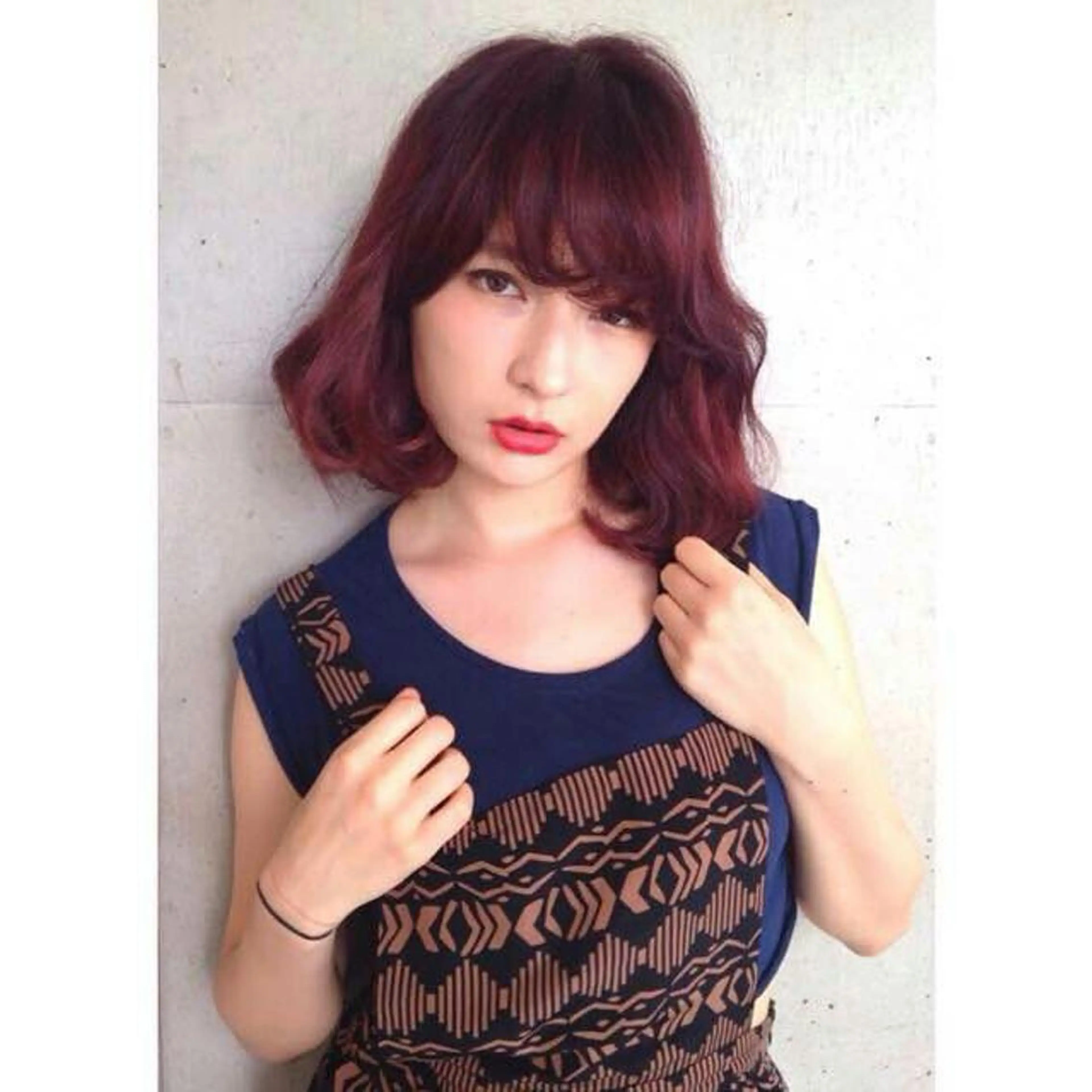 ミディアム セミロング ロング アッシュ ボブ Lumderica(ラムデリカ)所属・横浜/元町/石川町 ラムデリカYUKAのヘアスタイル