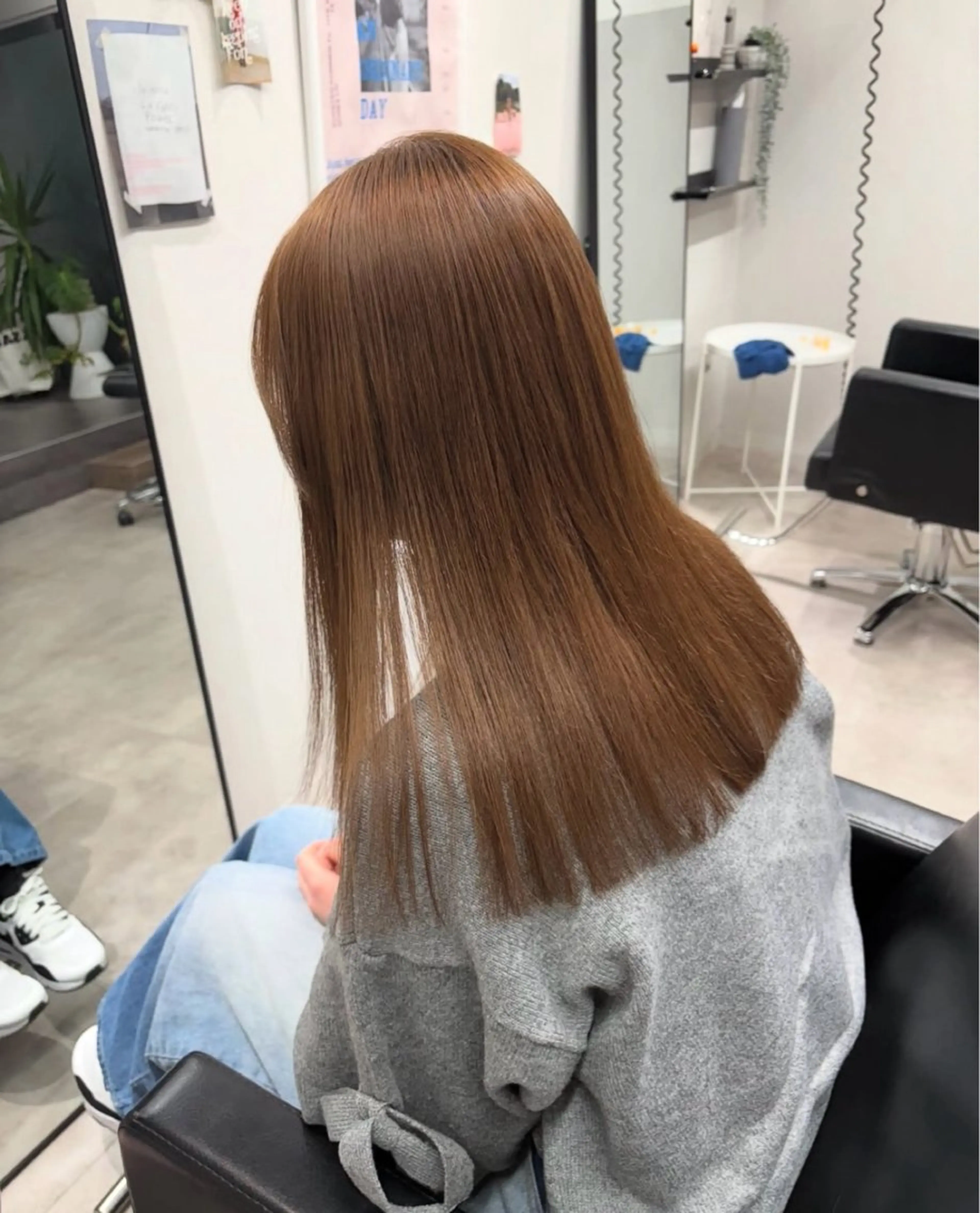 ⌇2回目以降​〜​⌇cut＆縮毛矯正 🍃♡ 癖の強い髪もサラサラストレートに‪𓂃 𓈒𓏸ダメージレスな縮毛矯正◎の写真