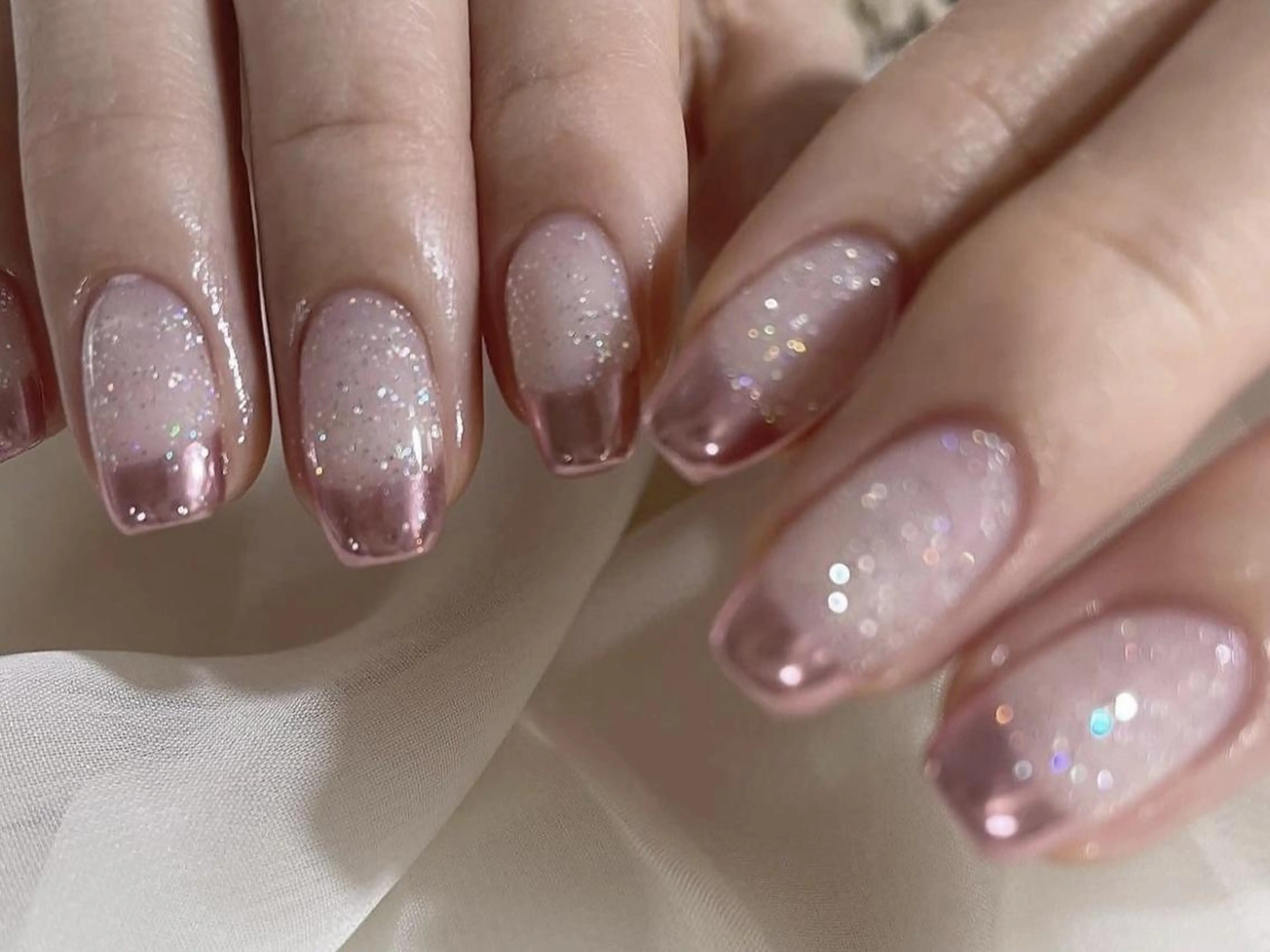 ネイル na🎀🎀na ちゅるちゅるのネイルデザイン