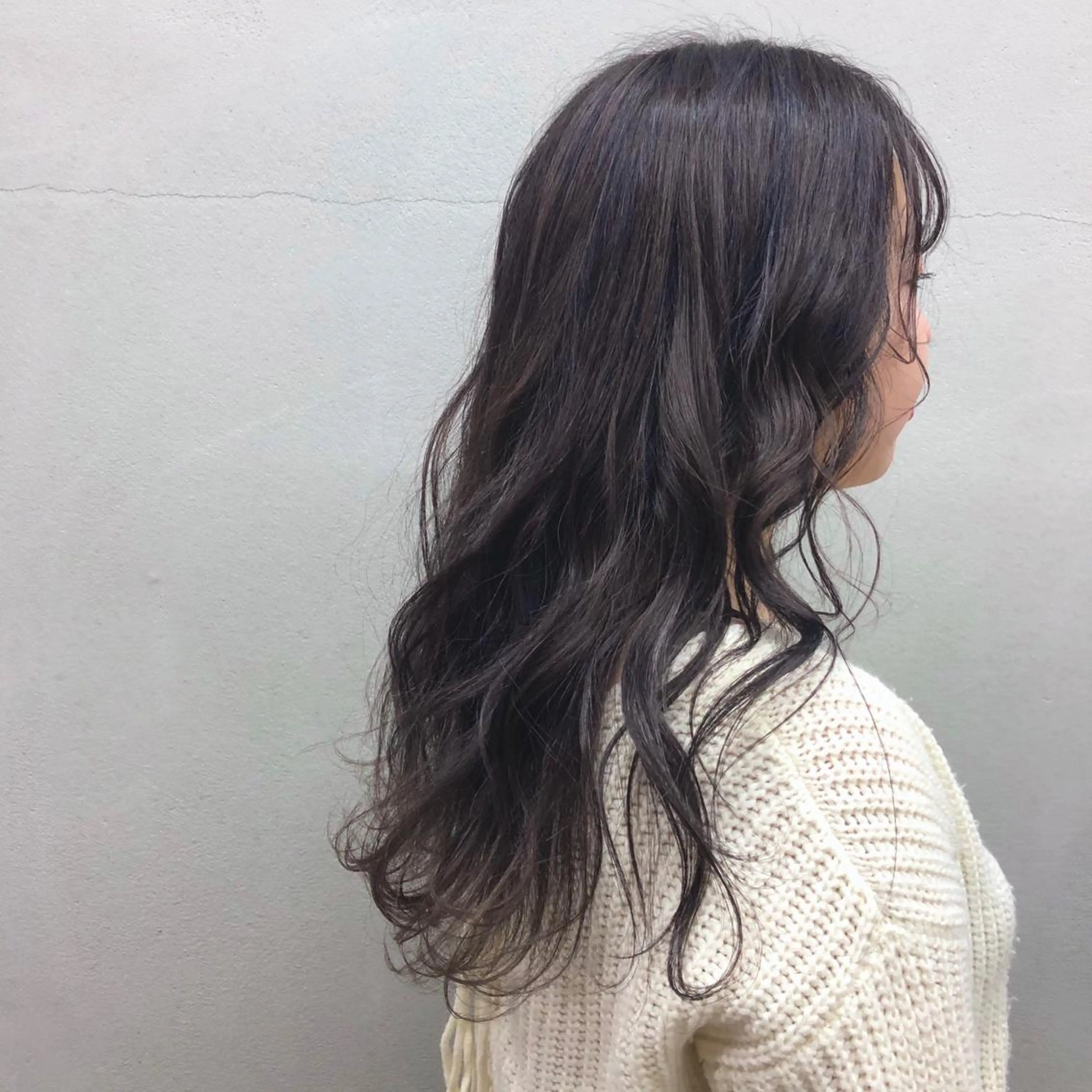 ロング カラー ブラウンカラー ラベンダーカラー N/デザインカラー 🌿ナギのヘアスタイル