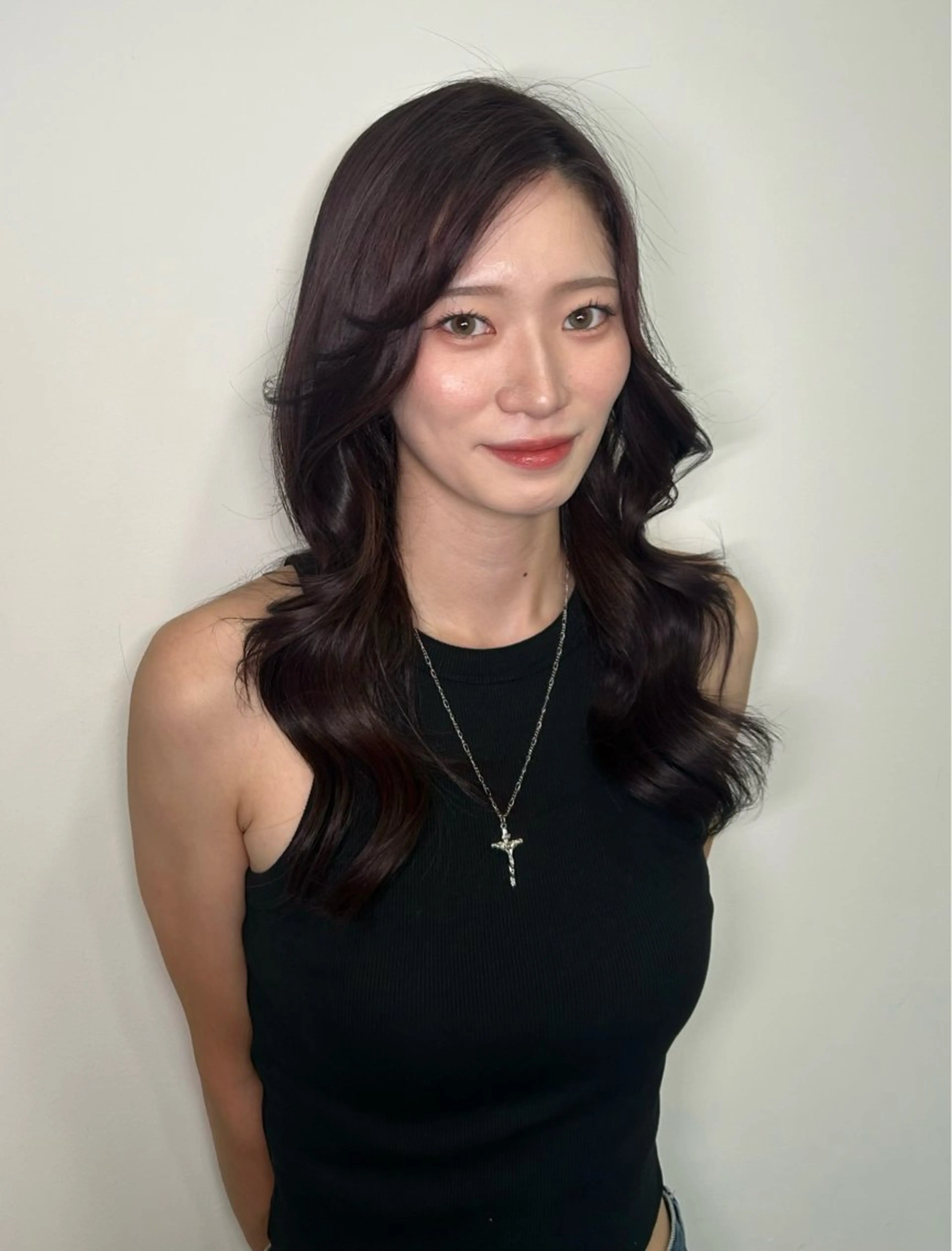 セミロング チナツ/透明感カラー /酸性縮毛のヘアスタイル