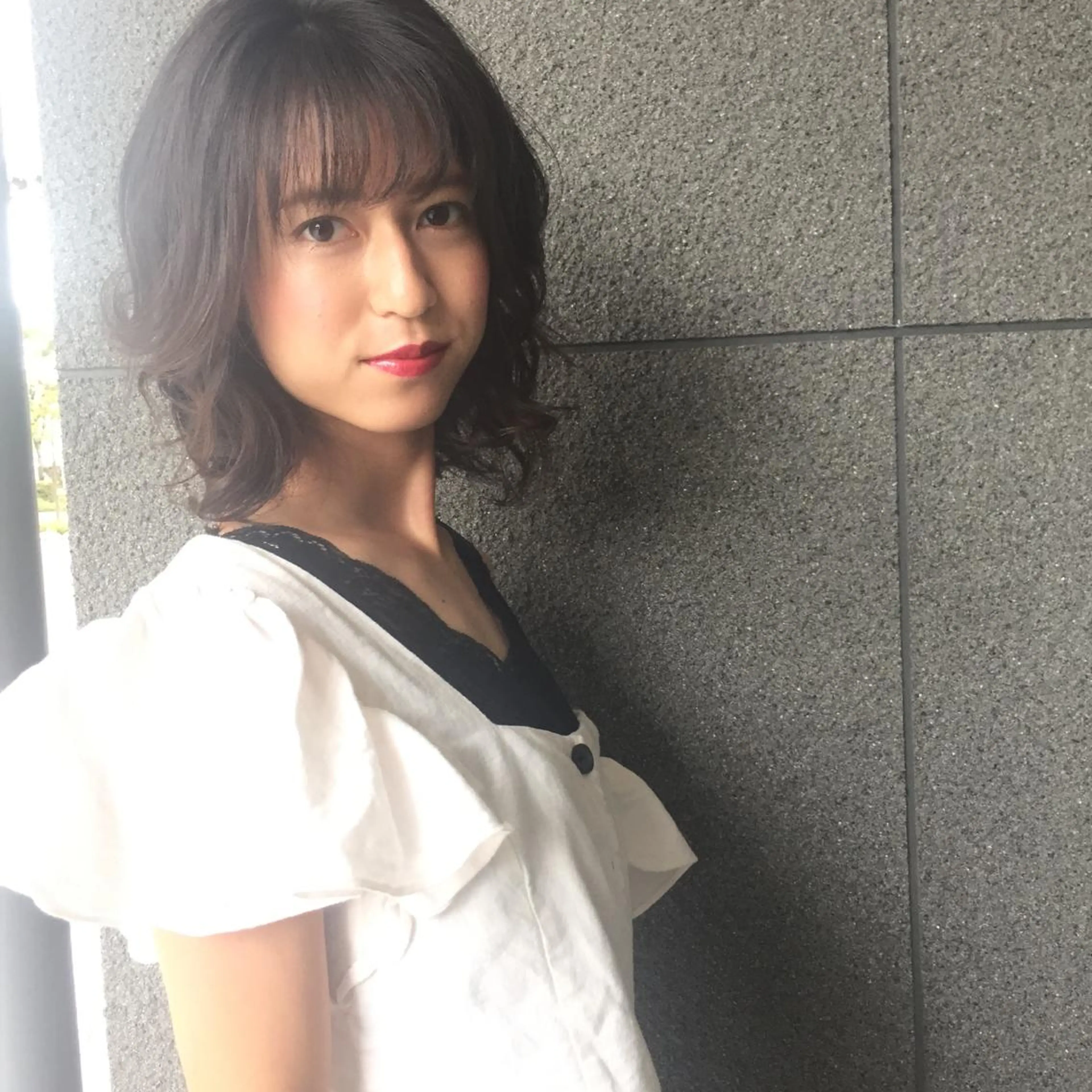 ミディアム カット トリートメント ヘッドスパ ヘアセット DiMPlE  ディンプル所属・🌸スタイリスト 山浦美恵のヘアスタイル