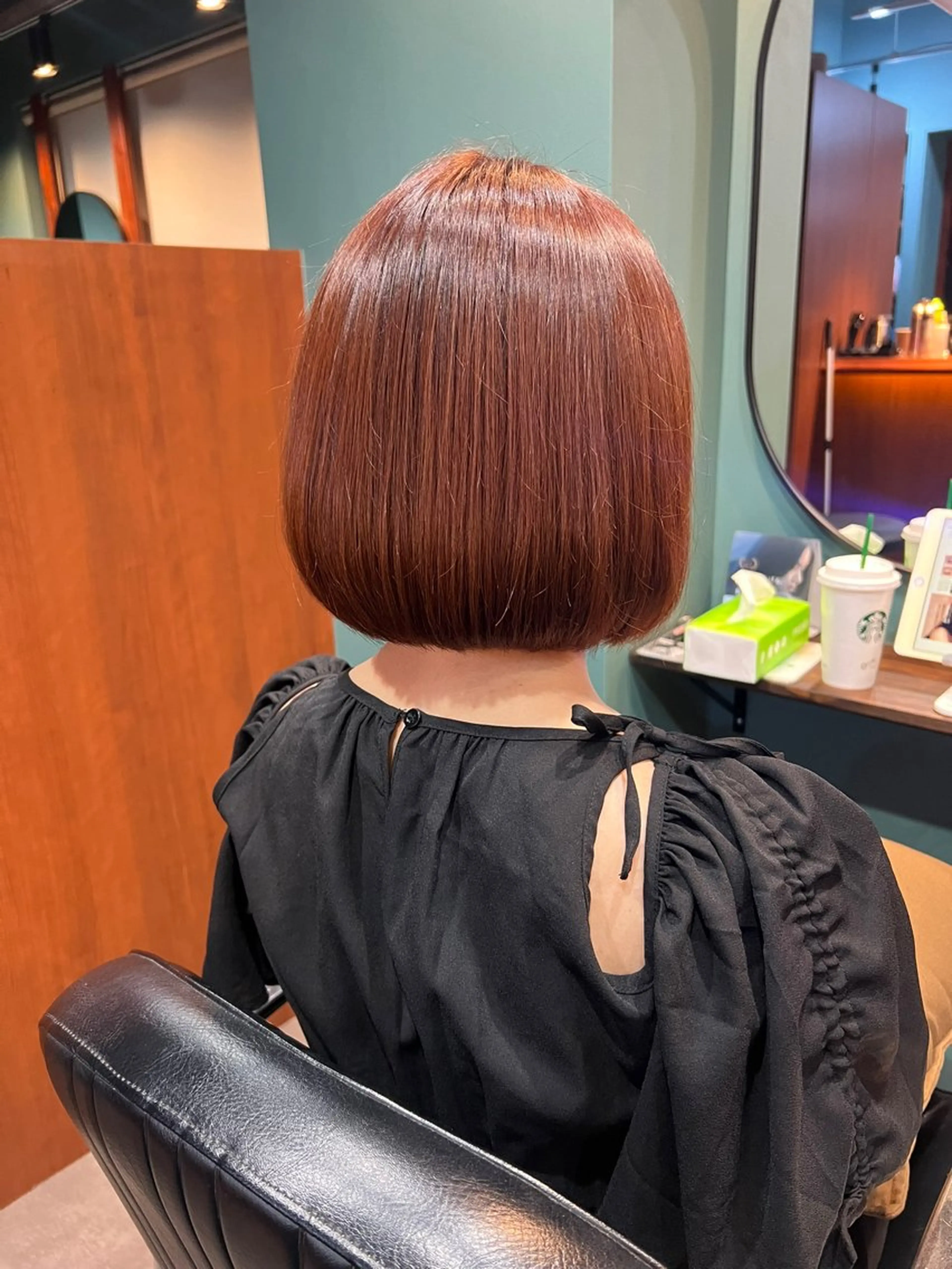 ミディアム カット ヘアカラー トリートメント ヘッドスパ studio HEAP 辻堂 髪質改善サロン所属・美髪矯正/髪質改善 🌼 原田 愛弓のヘアスタイル