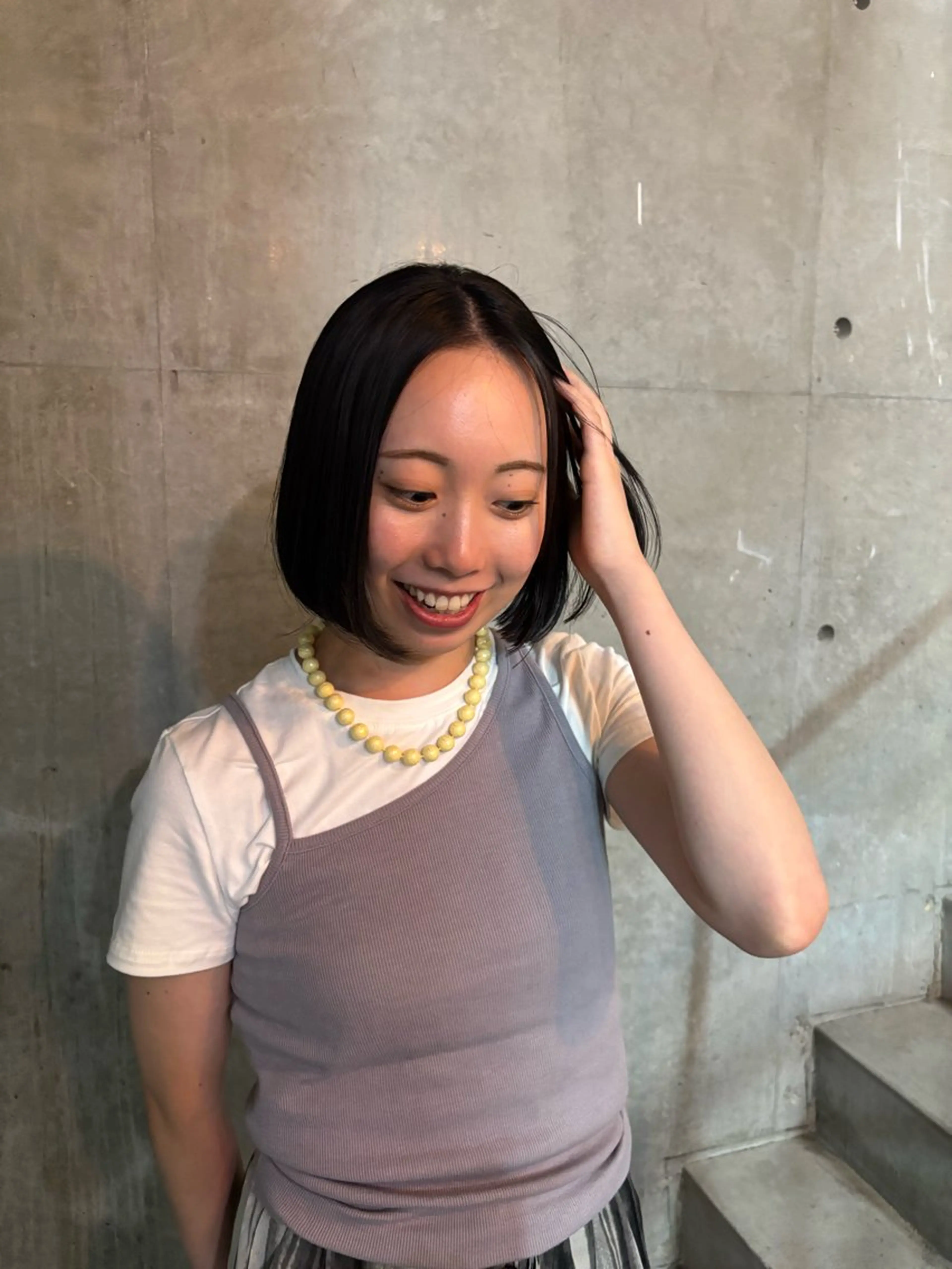 ショート ボブ 似合わせカット 池田 晴乃のヘアスタイル