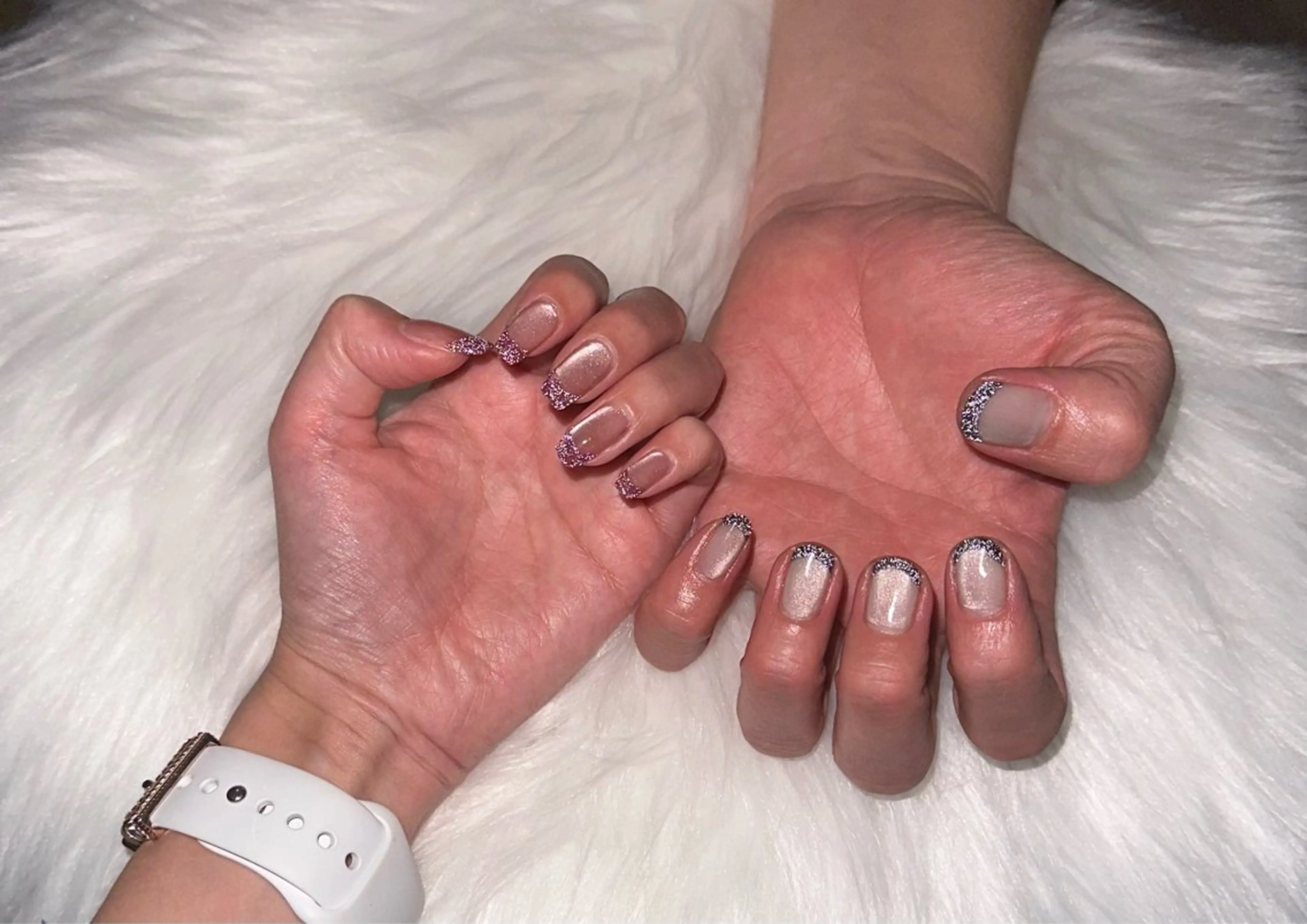 ネイル フラッシュネイル フレンチネイル ジェルネイル マグネットネイル m_nail所属・O Mayaのネイルデザイン