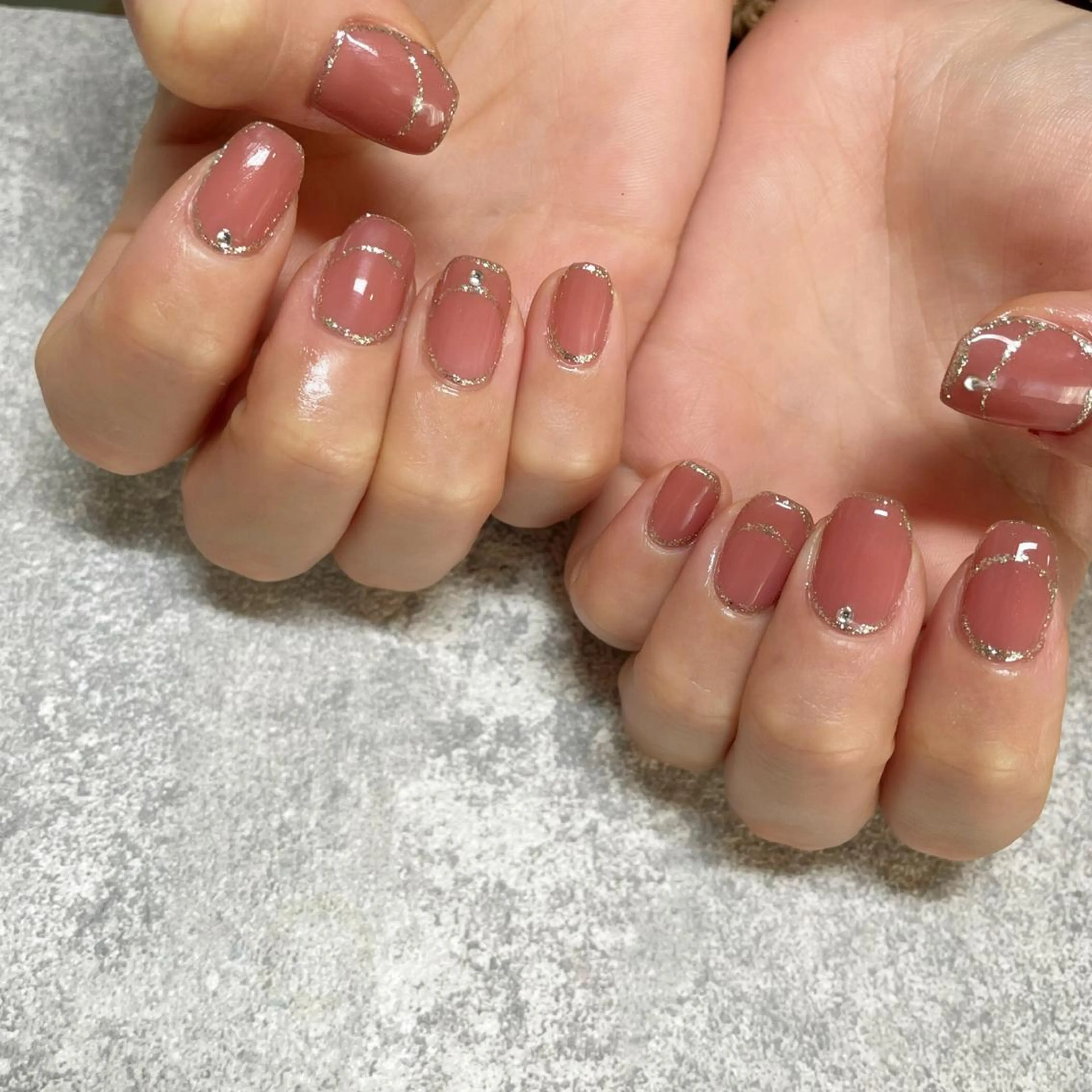 ネイル アートネイル フレンチネイル ワンカラーネイル ハンドネイル ilo所属・舟橋 恭子のネイルデザイン