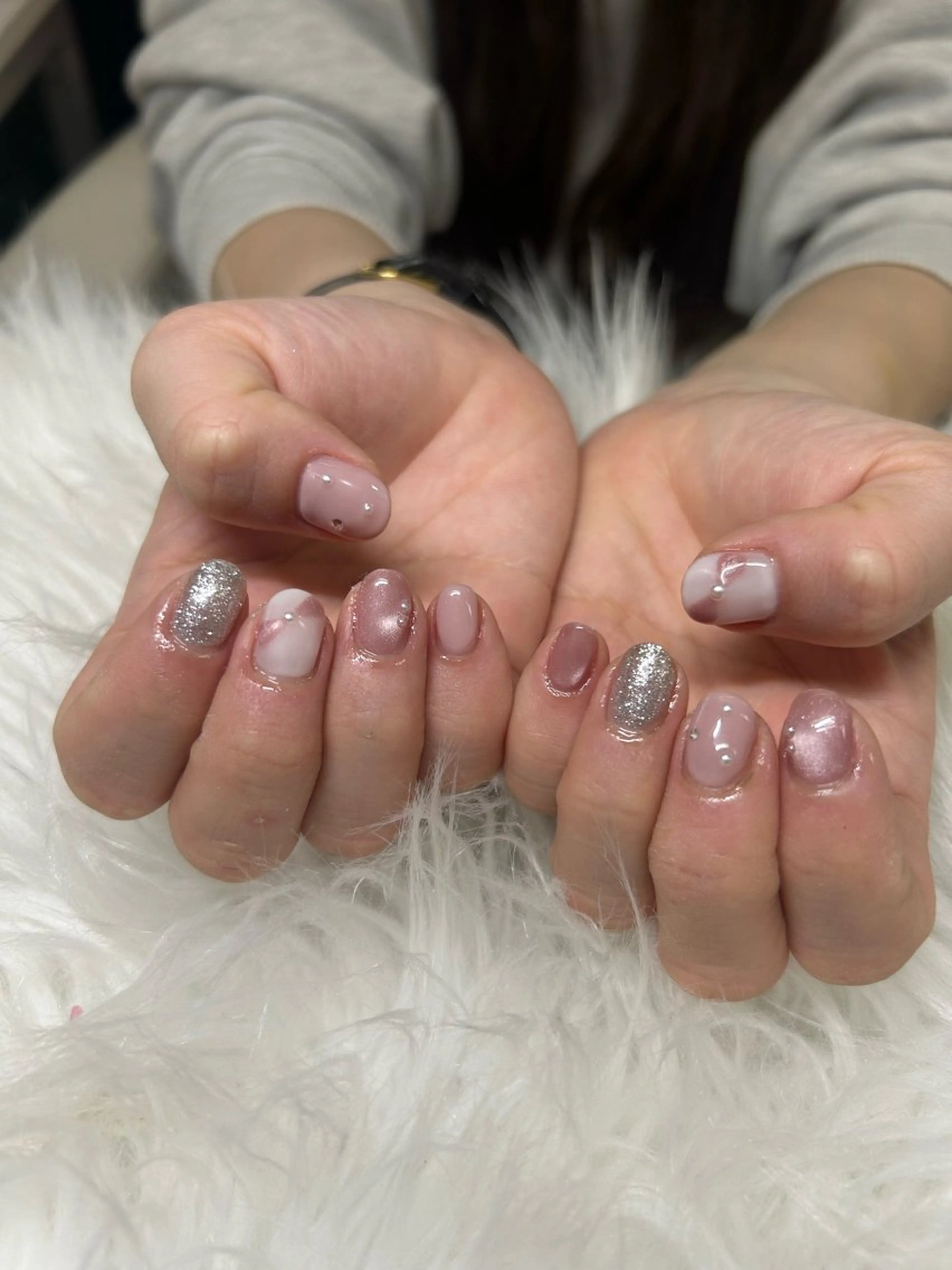 ショート ハンドネイル nail salon chai Asakaのネイルデザイン