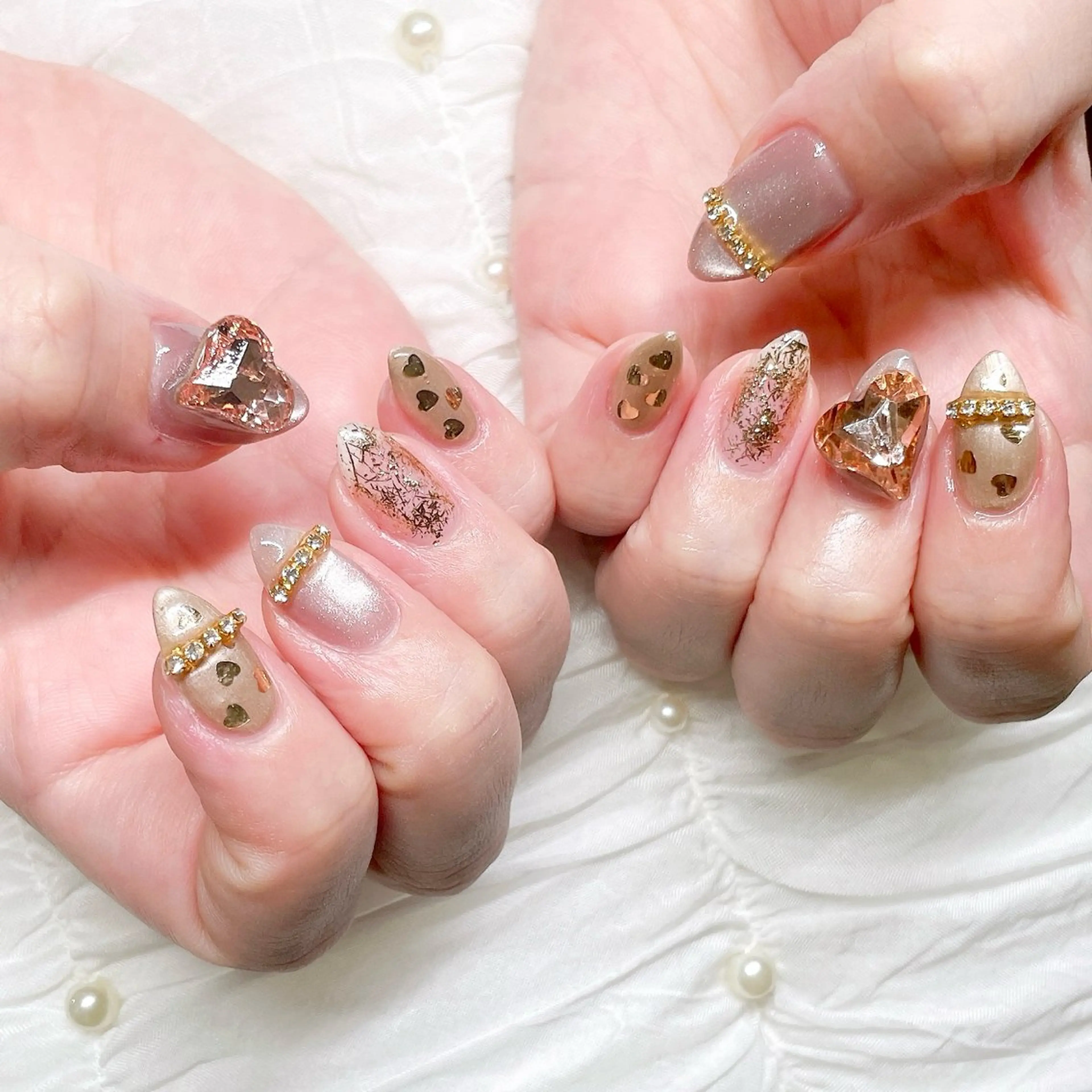 ネイル ハンドネイル A85G ayakoのネイルデザイン