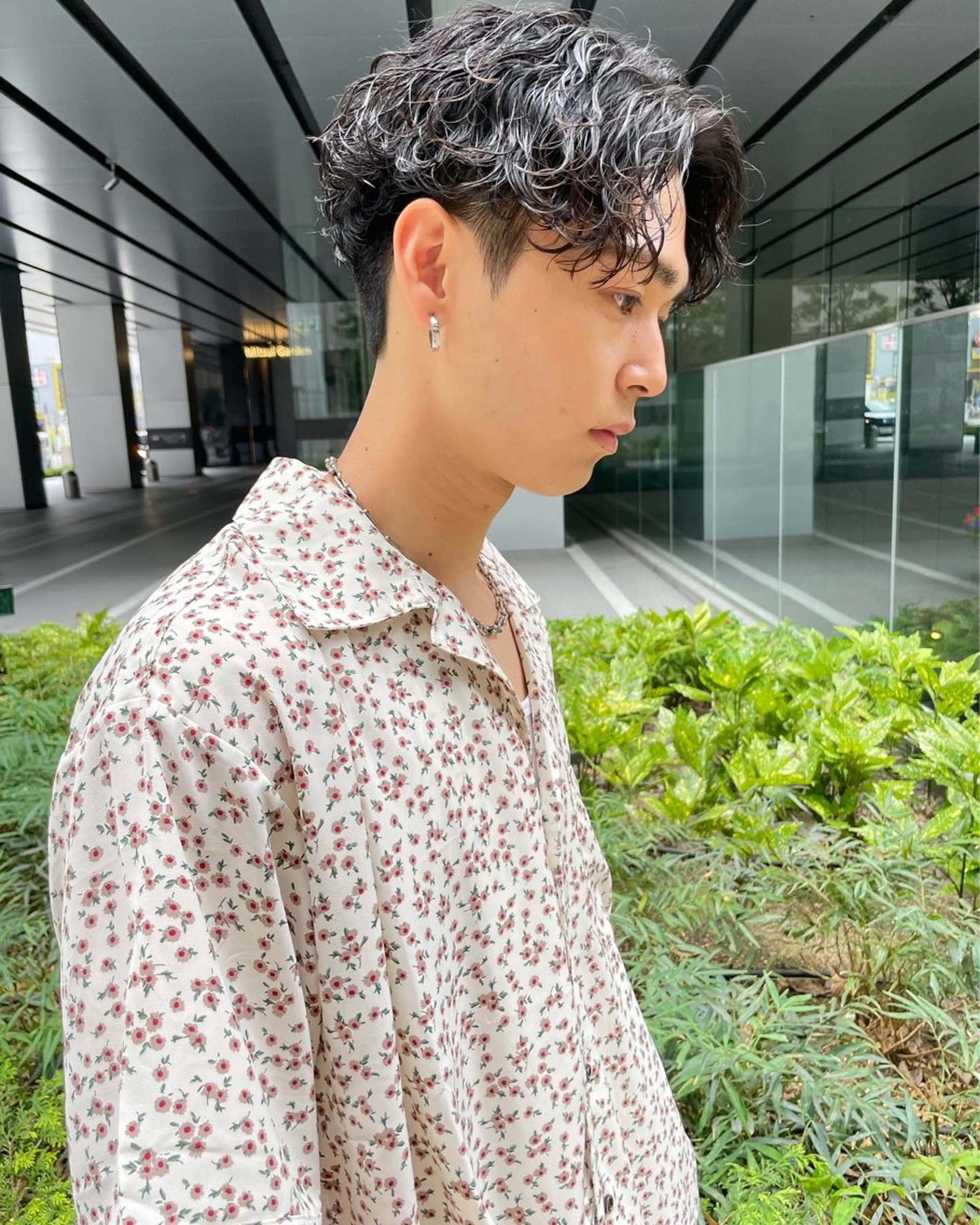 ショート カラー パーマ ヘアアレンジ メンズ カット パーマ トリートメント ヘアセット 亀井隆汰/メンズ専門 パーマ特化美容師のヘアスタイル