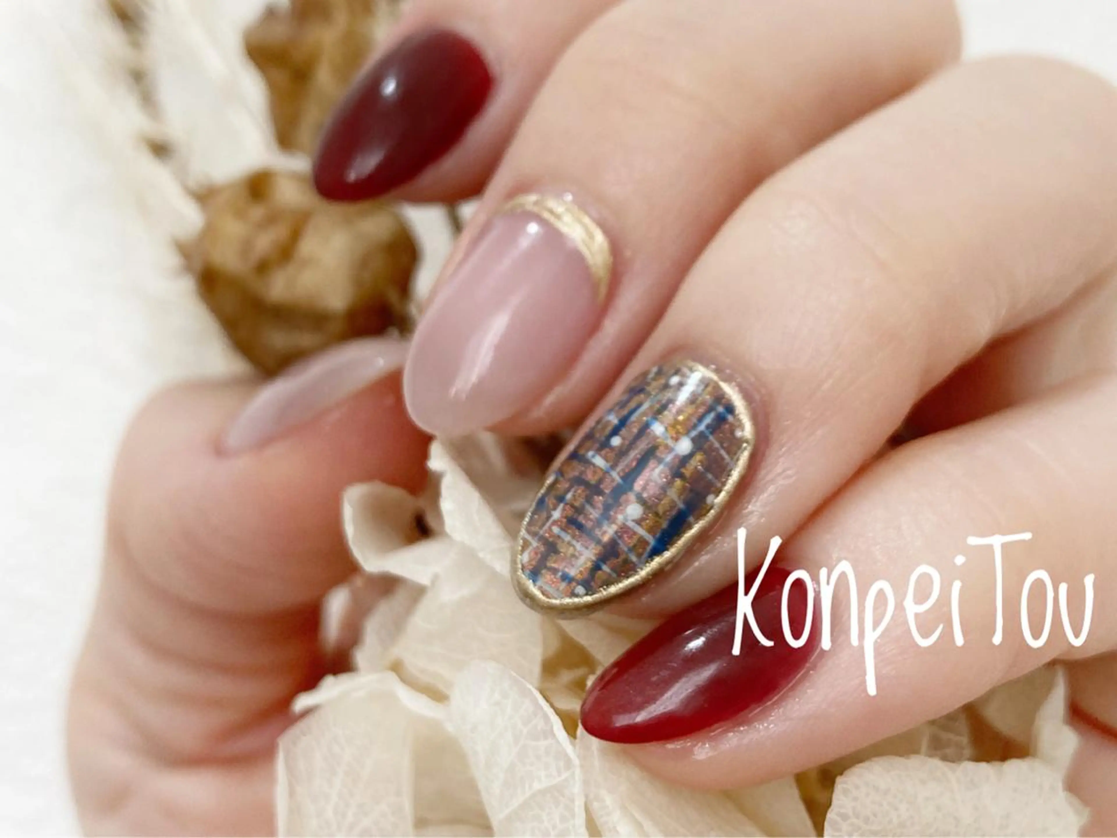 ネイル ハンドネイル おうちのネイルサロン　konpeiTou〜こんぺいとう〜所属・おうちのネイルサロン KonpeiTouのネイルデザイン