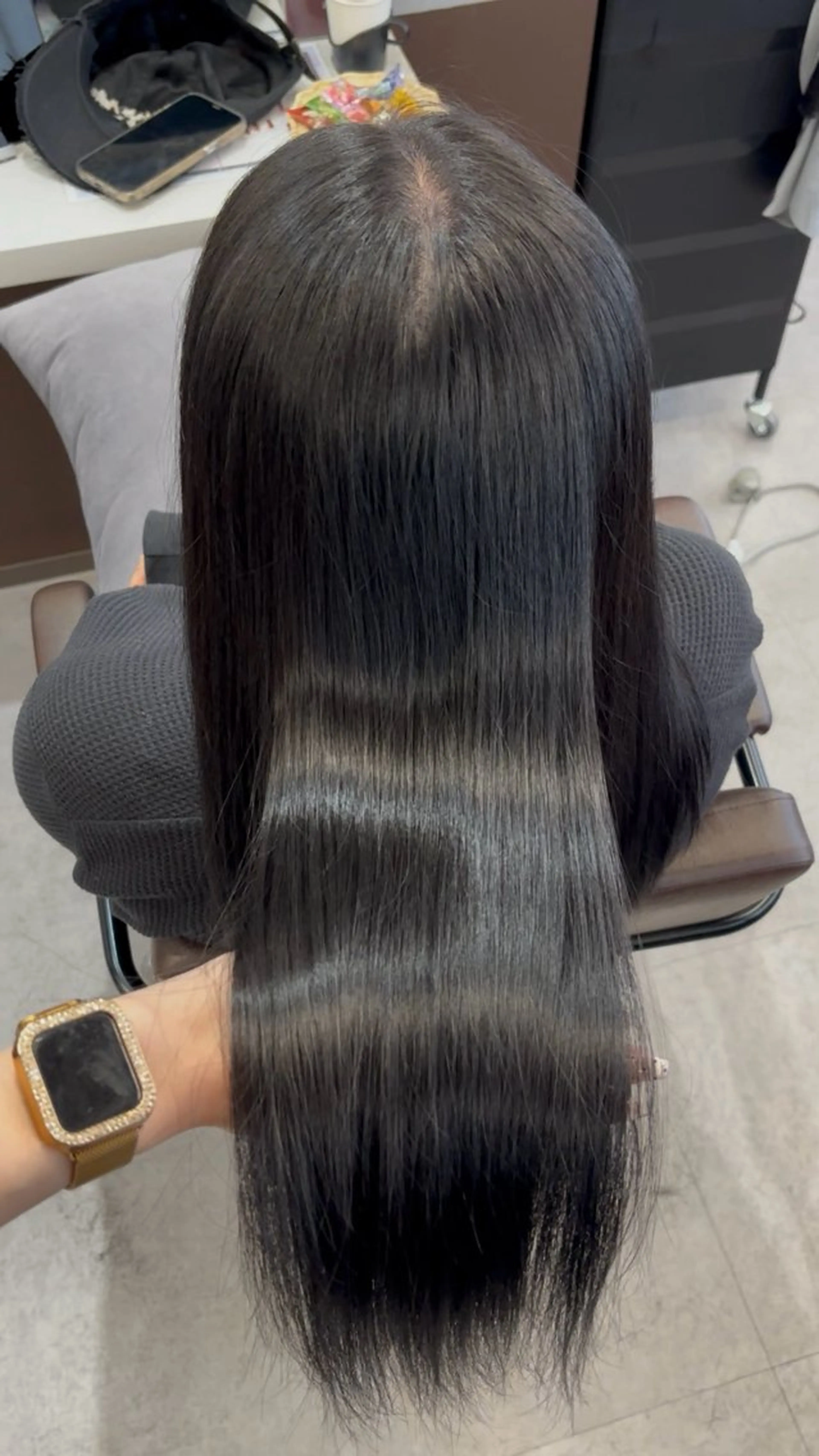 ロング カット ヘアカラー トリートメント 梅田/髪質改善× 艶カラー💎miyuのヘアスタイル