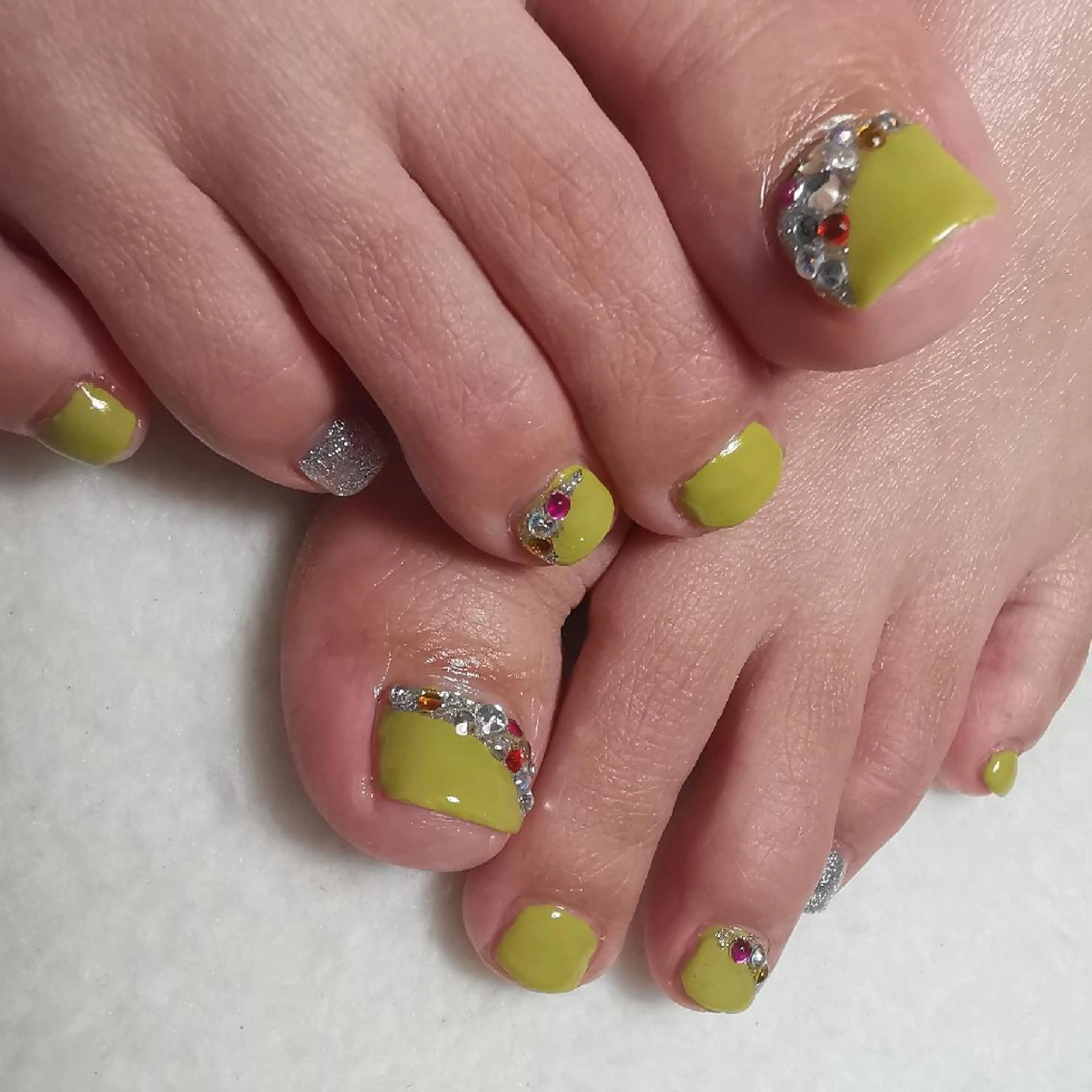 ネイル フットネイル 春ネイル フットネイル reve あやののネイルデザイン