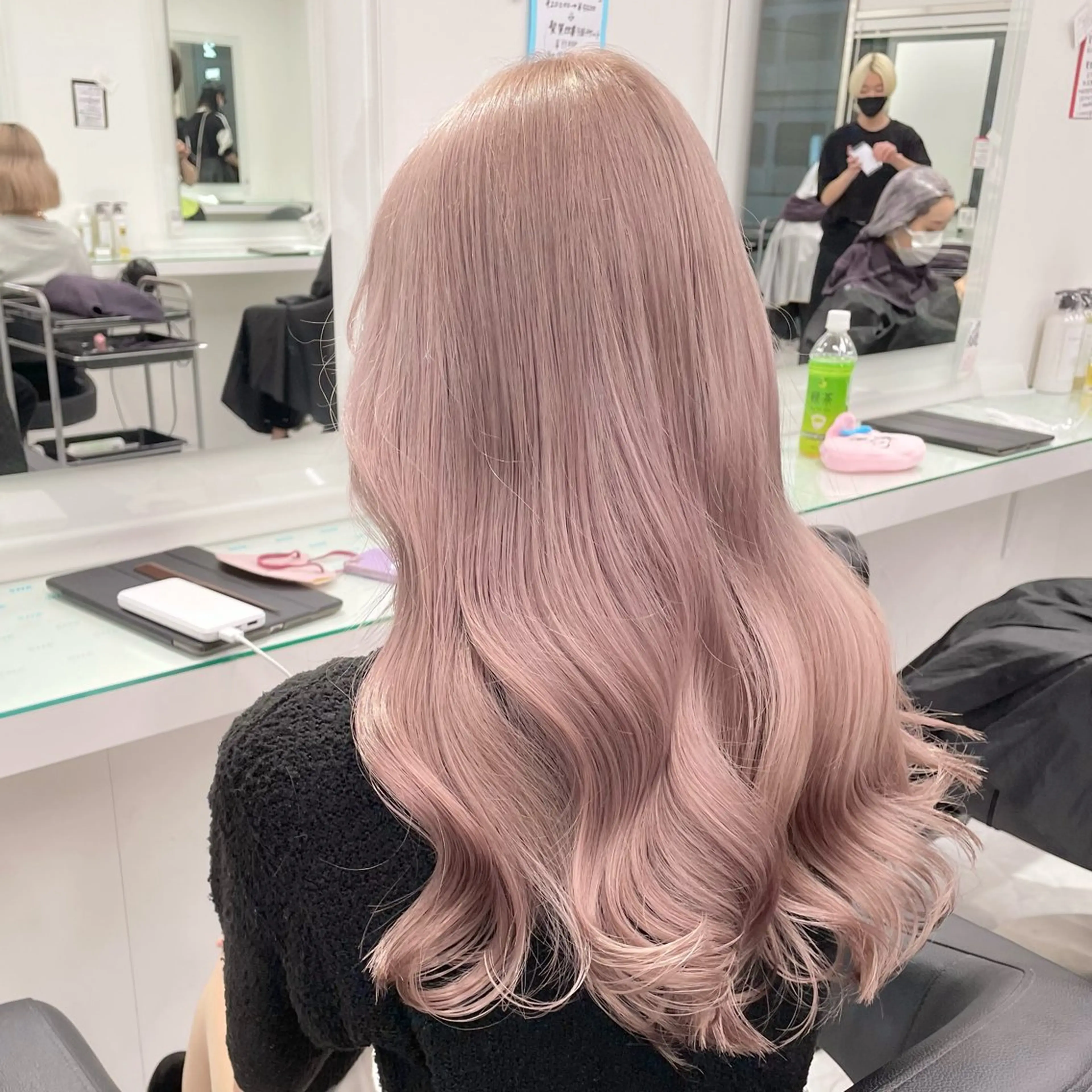 ロング カラー ヘアカラー トリートメント 艶髪グレージュ特化/ CHIKARAのヘアスタイル