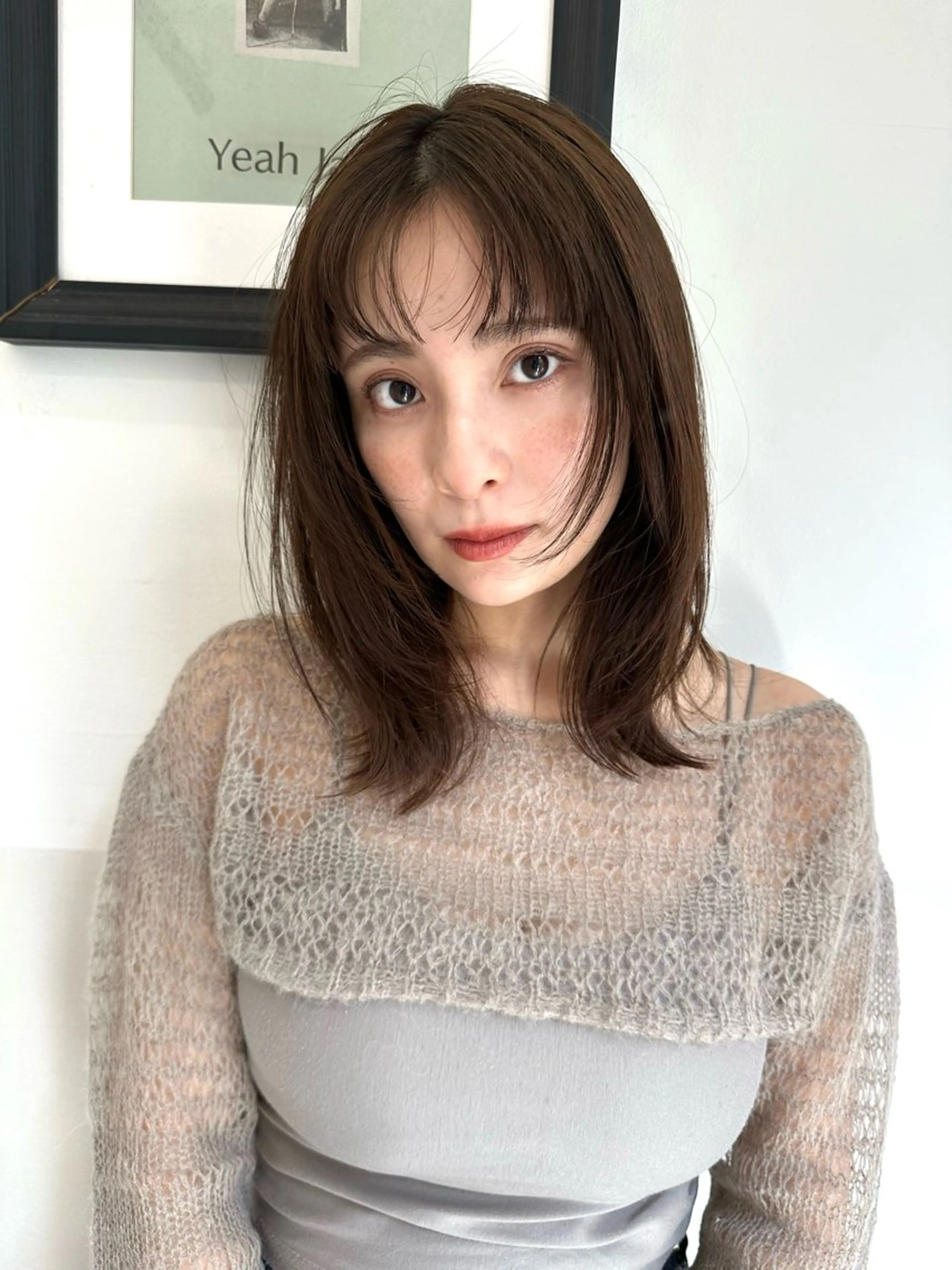 ミディアム カラー 🪭risa 暖色/レイヤー🪭のヘアスタイル