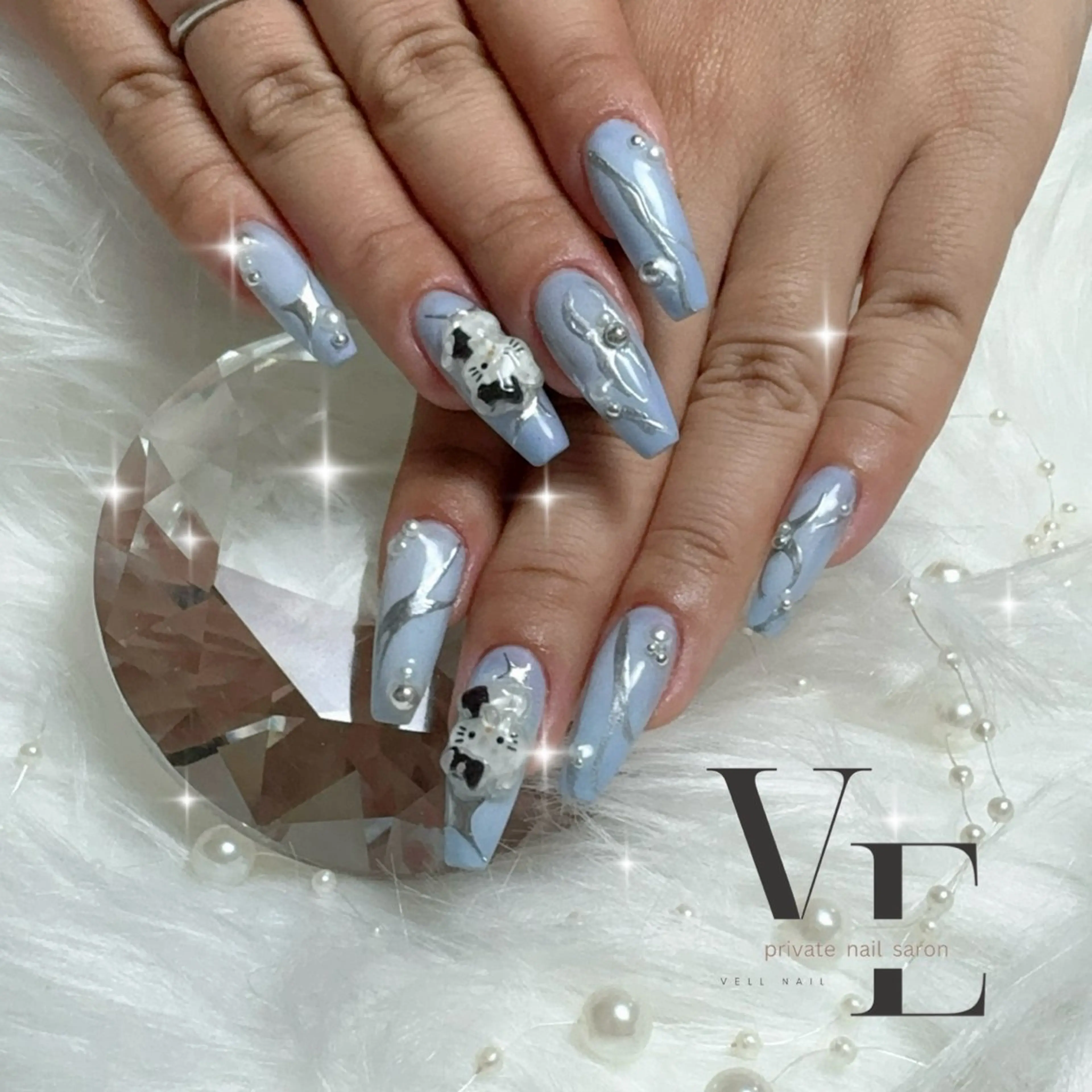 ネイル ハンドネイル ﾈｲﾙｻﾛﾝ Vellのネイルデザイン