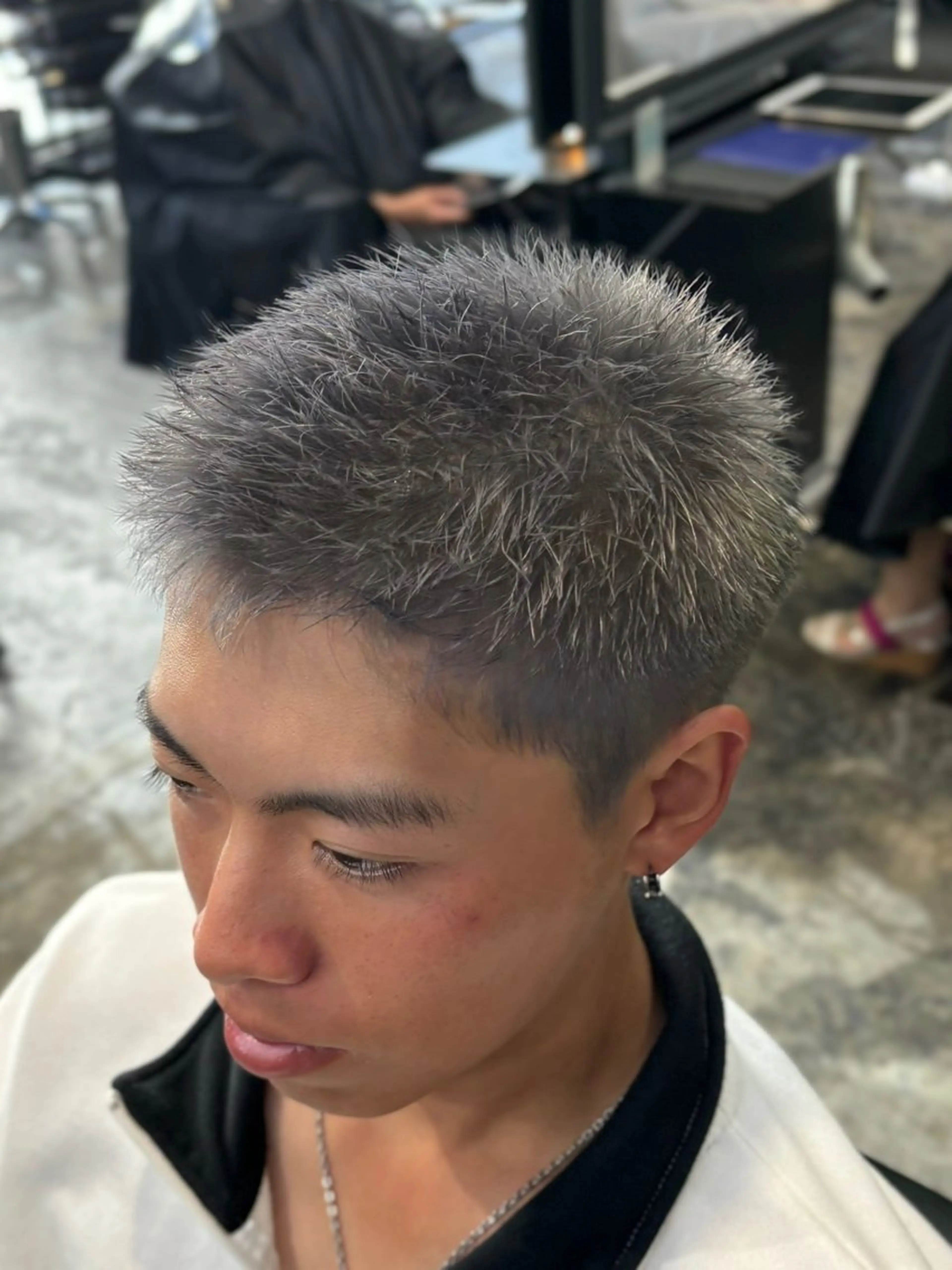 ショート メンズ カット ヘアカラー 川尻 竜正のヘアスタイル