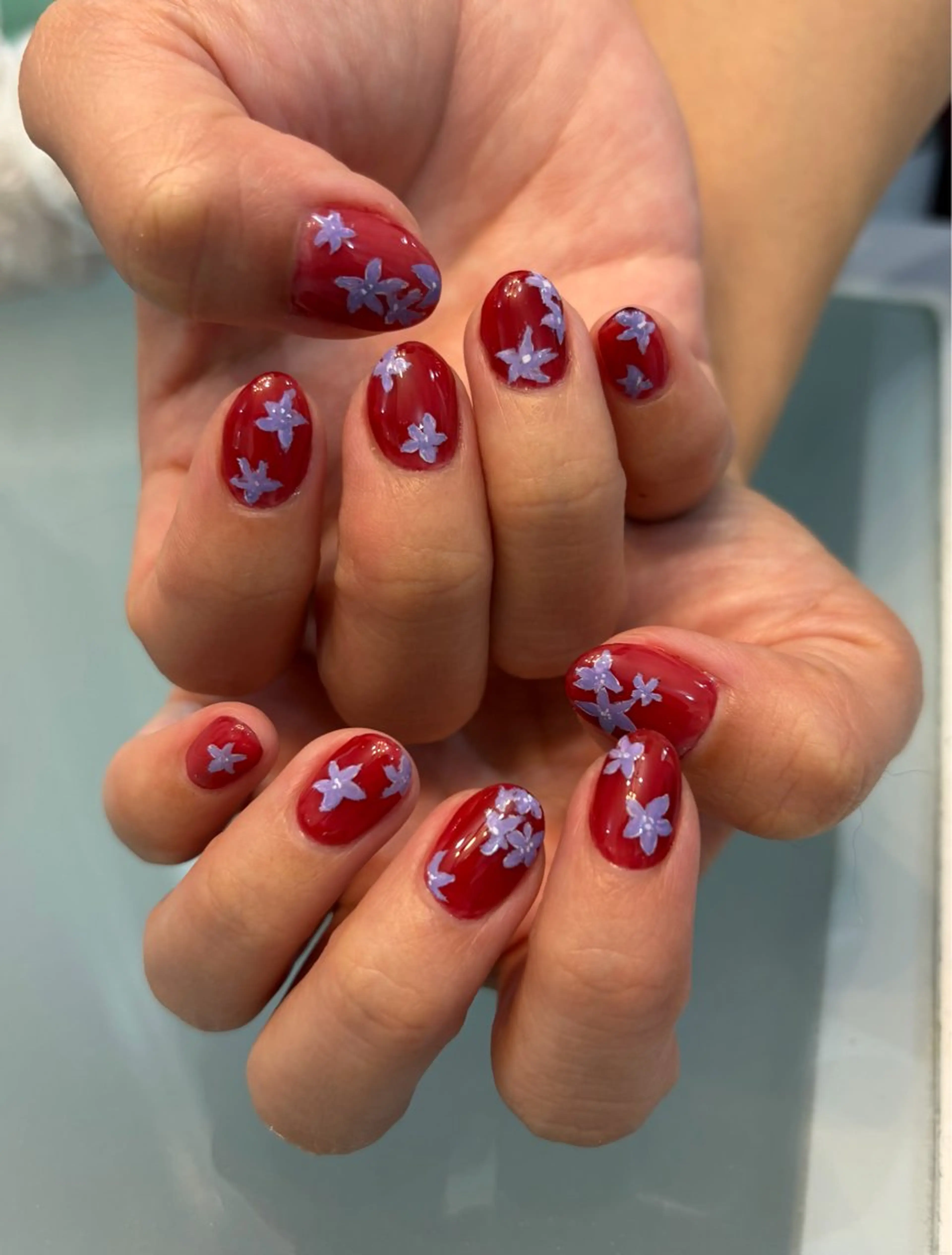 ネイル ハンドネイル ハンドケア 爪の絵描き屋　ミテネイル所属・爪の絵描き屋 ミテネイルのネイルデザイン