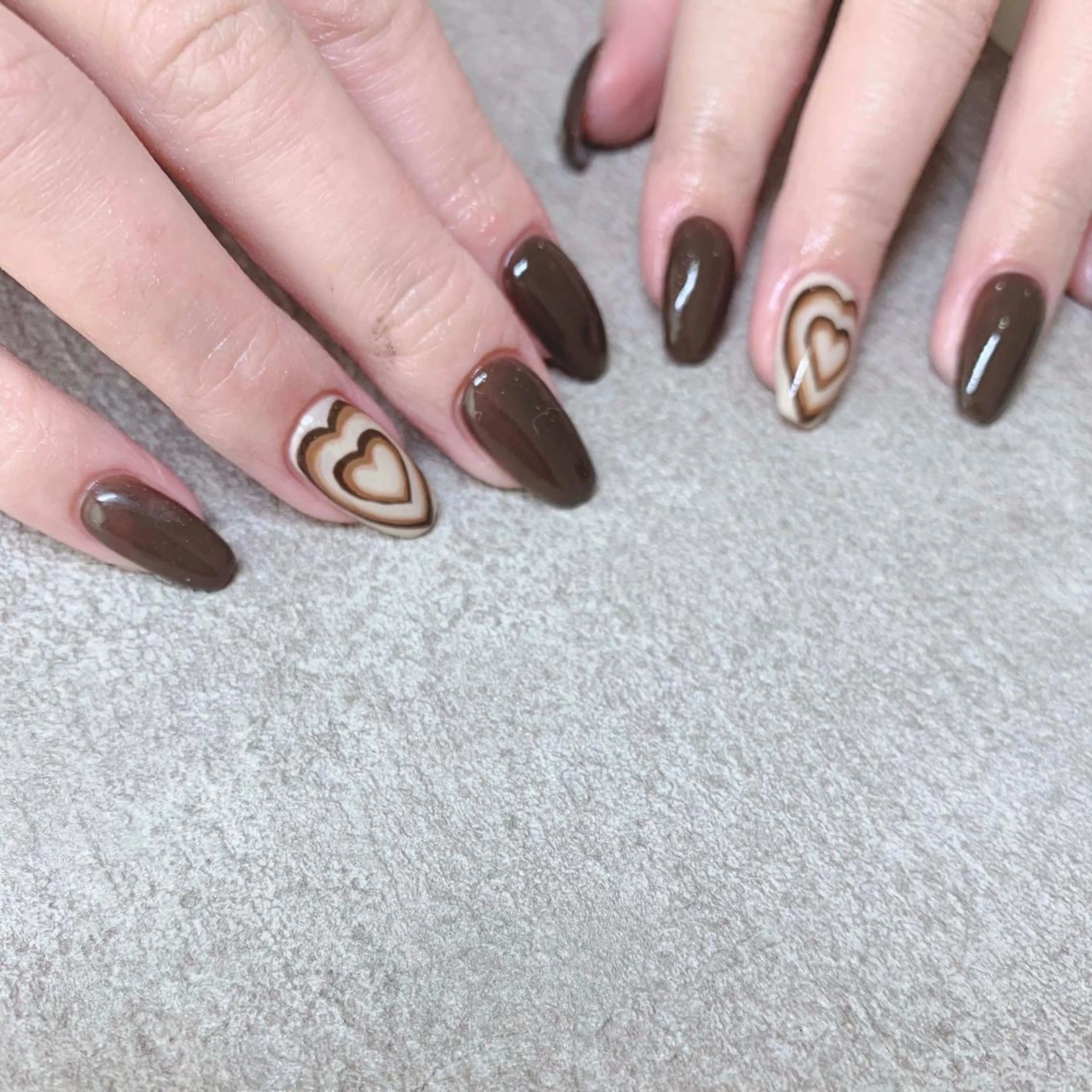 カラー ネイル ハンドネイル Cozy_ ilumのネイルデザイン