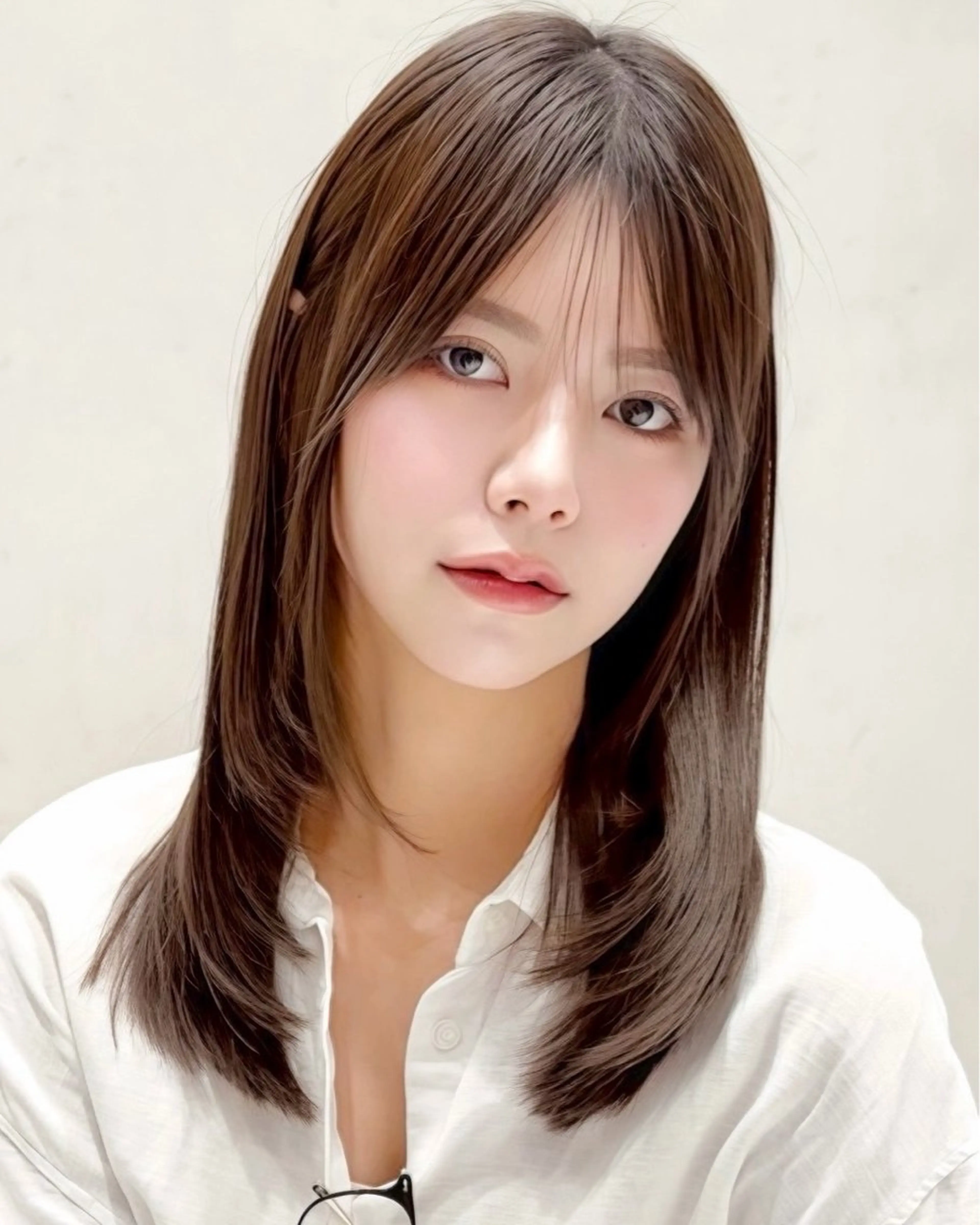 セミロング メンズカット/ センターパートkiiのヘアスタイル