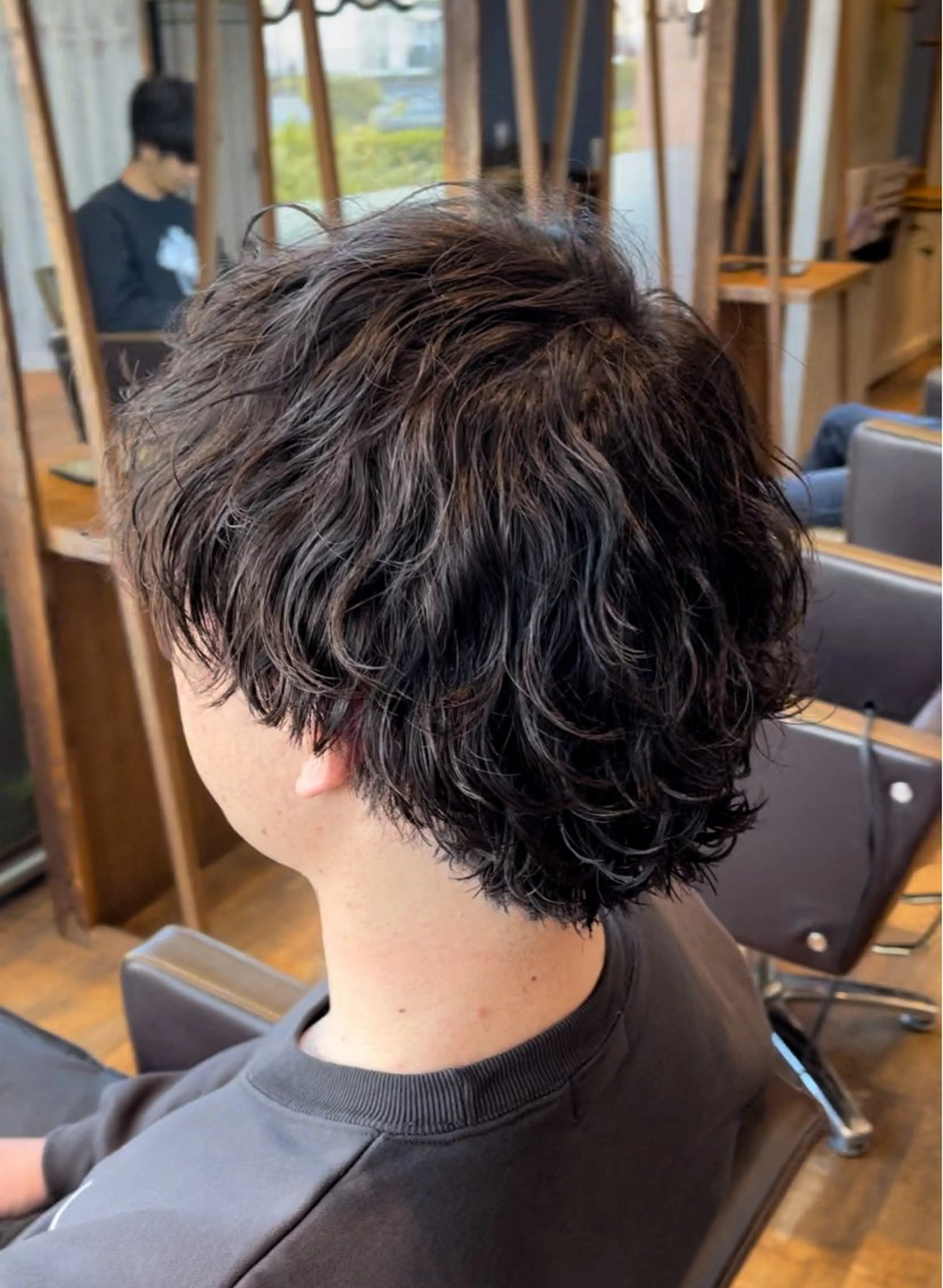 パーマ メンズ メンズパーマ 波巻きパーマ CUORE HAIR ange水戸所属・🌟パーマリスト 鈴木雄大🌟のヘアスタイル