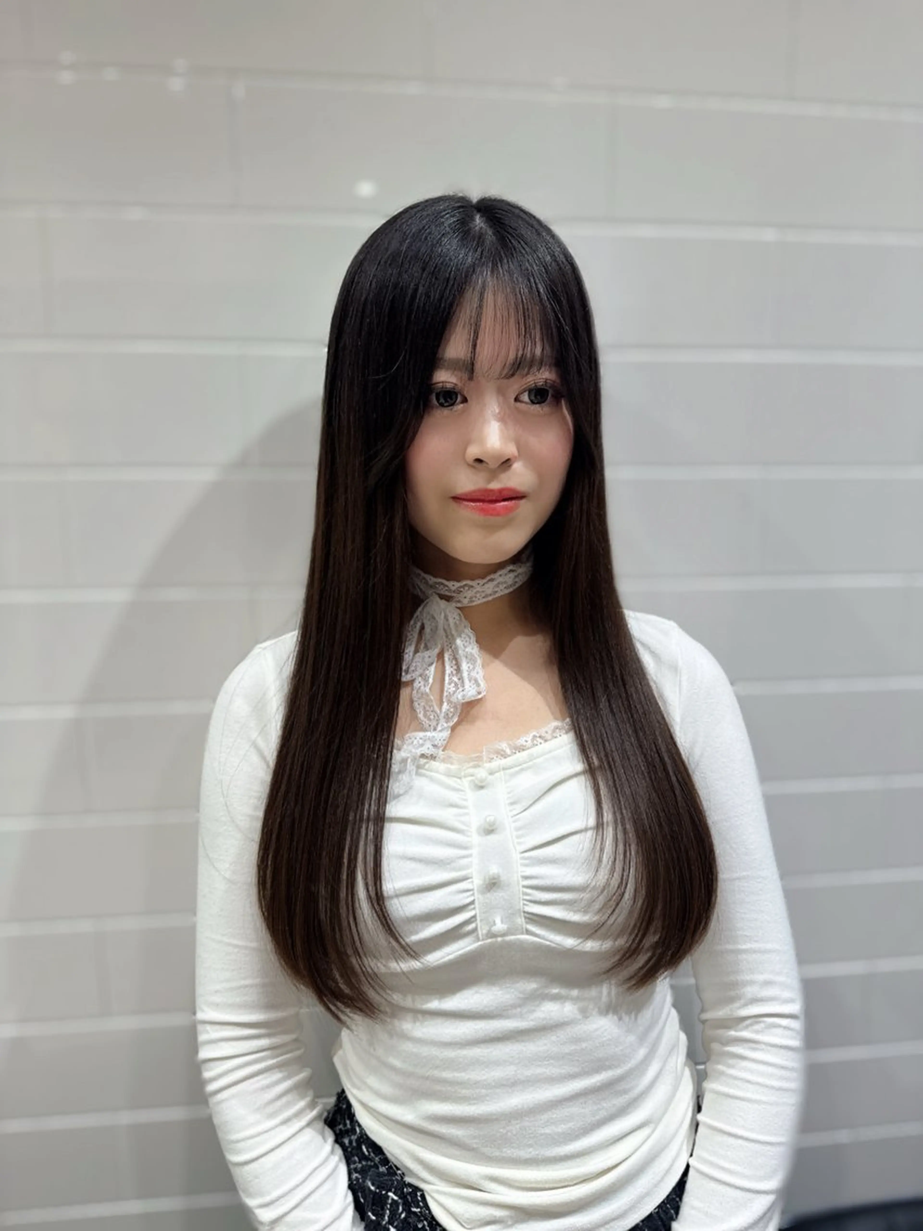 ロング レイヤーカット カット 艶カラー🎀🪽/ Bian/天王寺のヘアスタイル