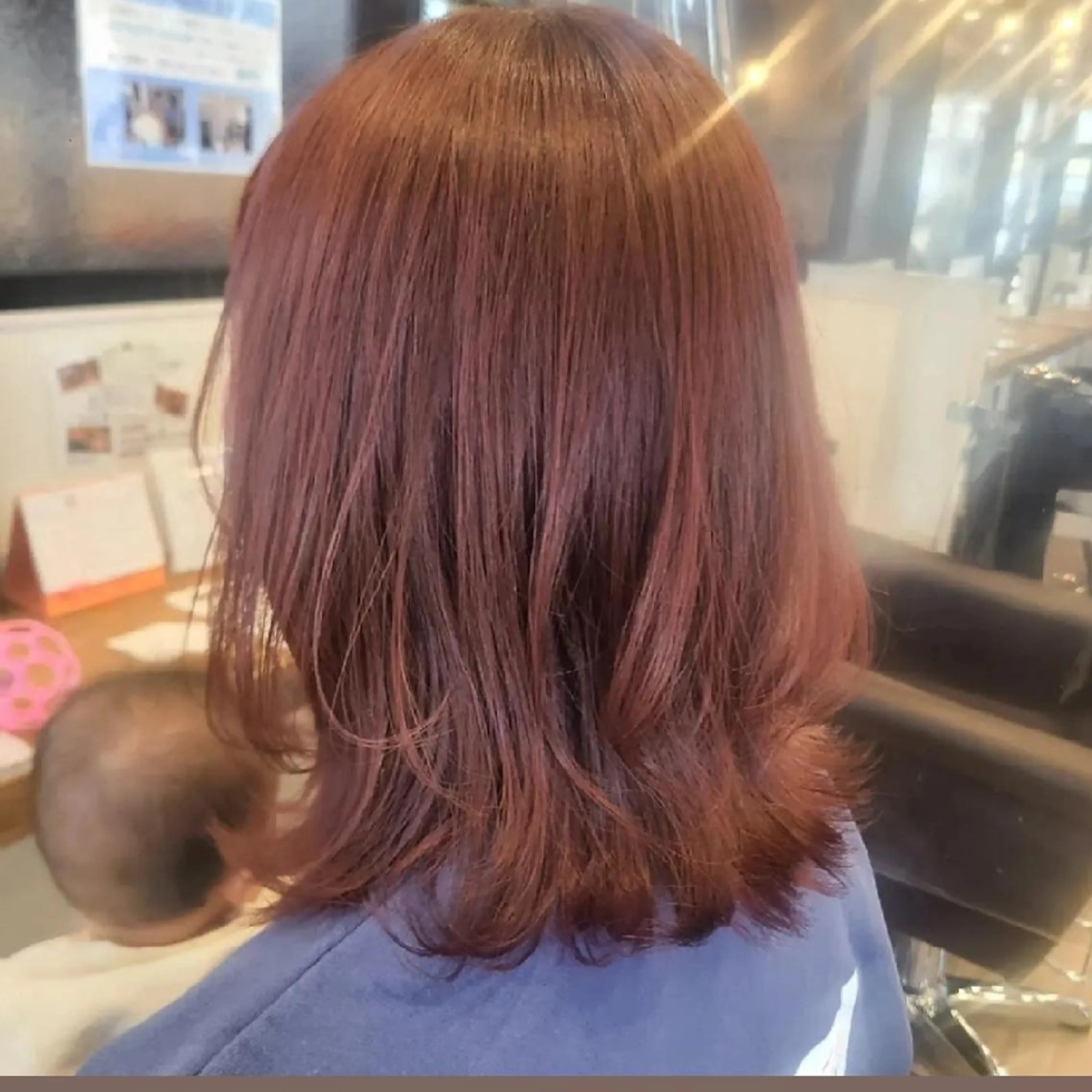 ミディアム カラー カット ヘアカラー トリートメント 関口 友菜のヘアスタイル