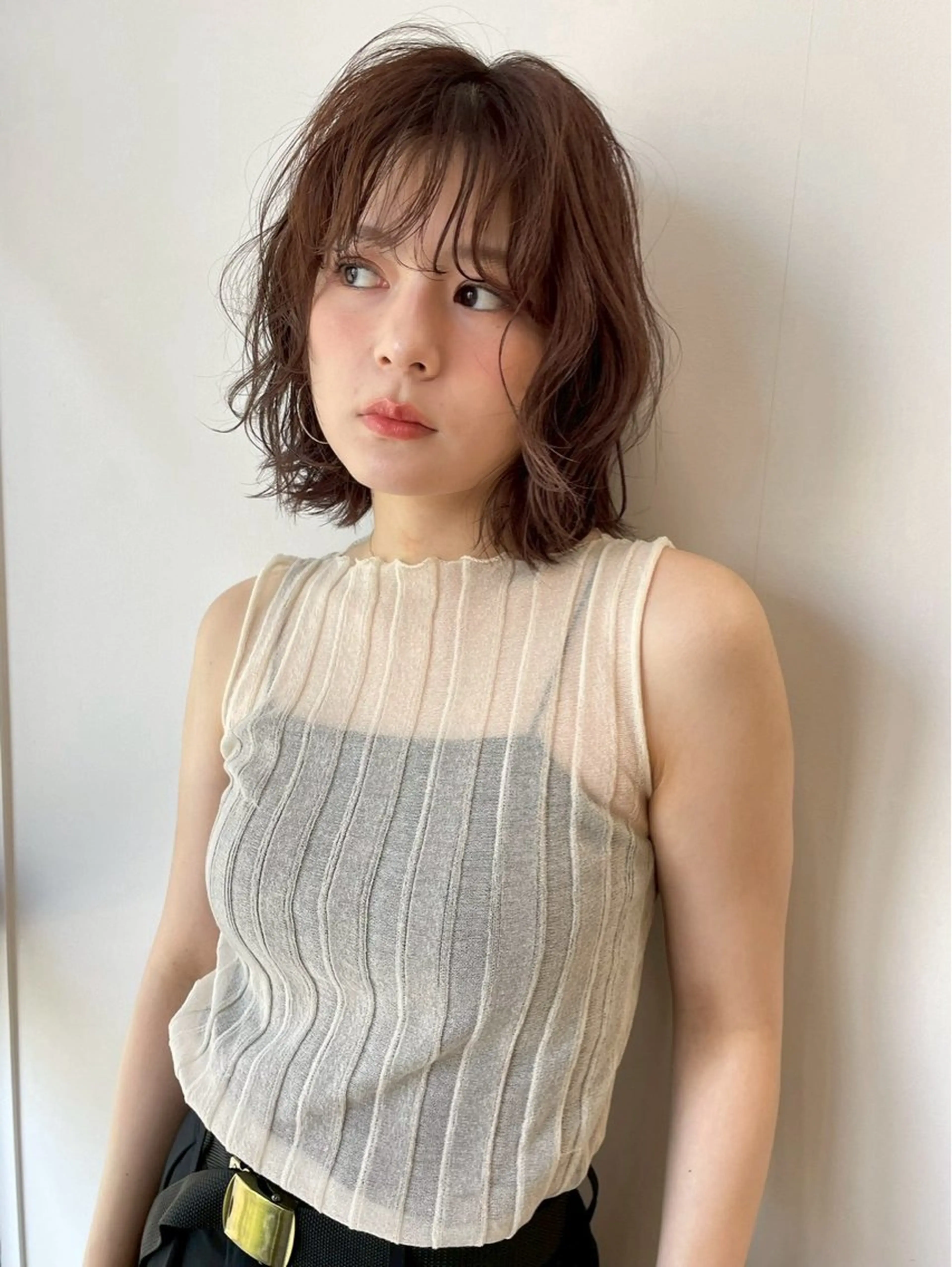 カラー miku/天神 艶カラーのヘアスタイル