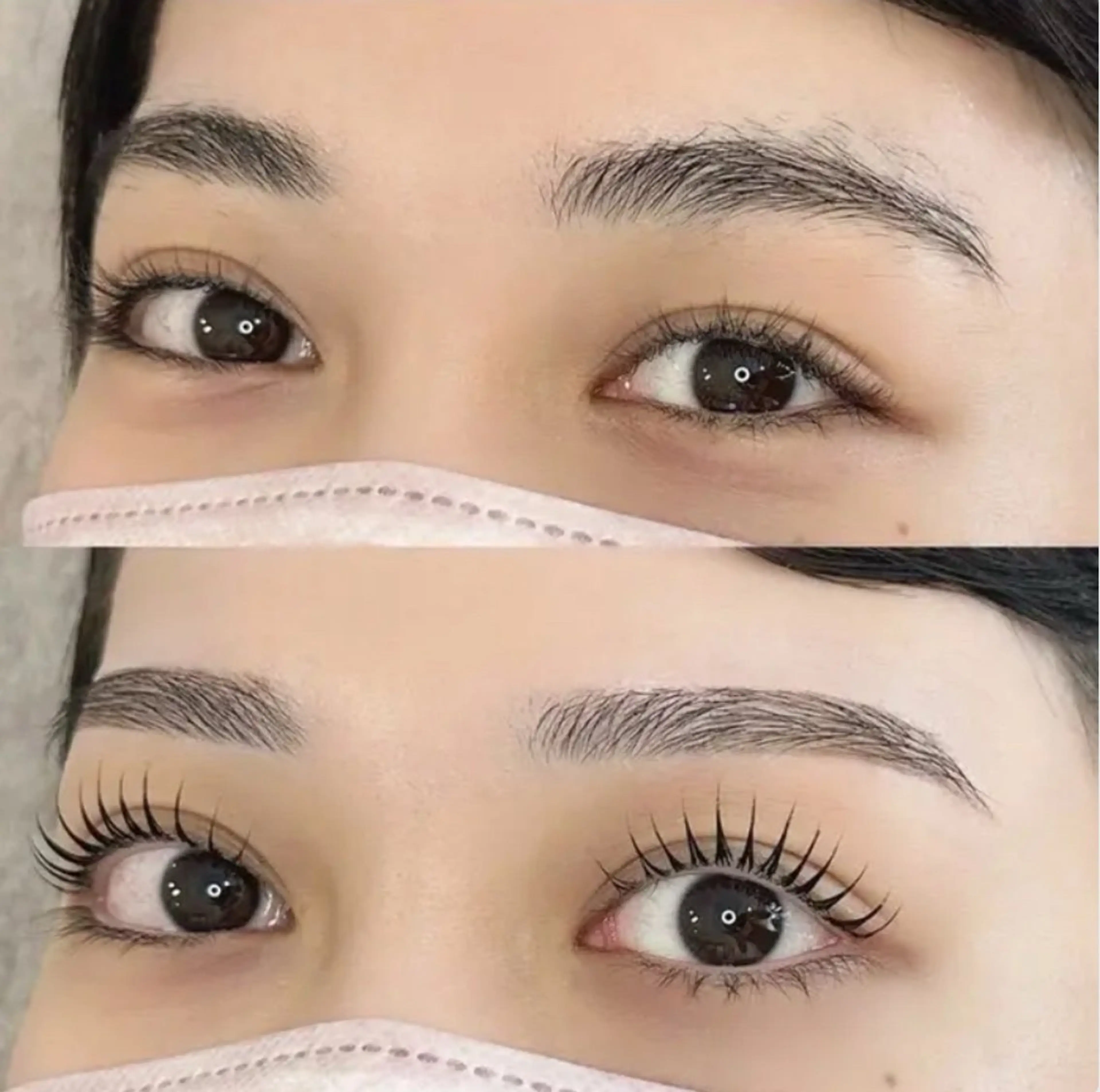 🌼期間限定🌼眉毛ワックス&間引き＋まつ毛パーマorパリジェンヌの写真