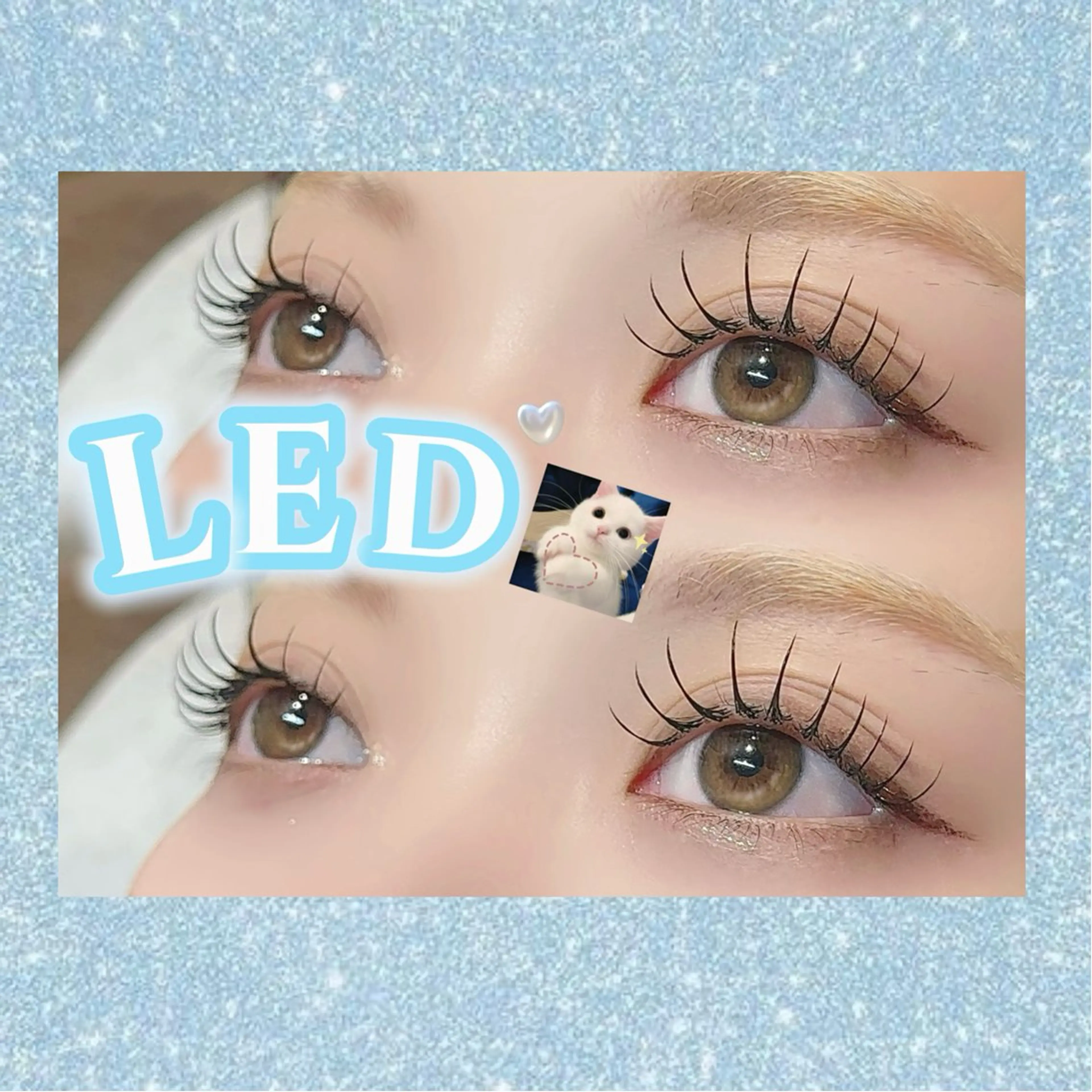 【✨高持続✨】🍒LEDエクステ🍒最高級セーブル80本⭐️《束感コーティング仕上げ➕指名料込》の写真