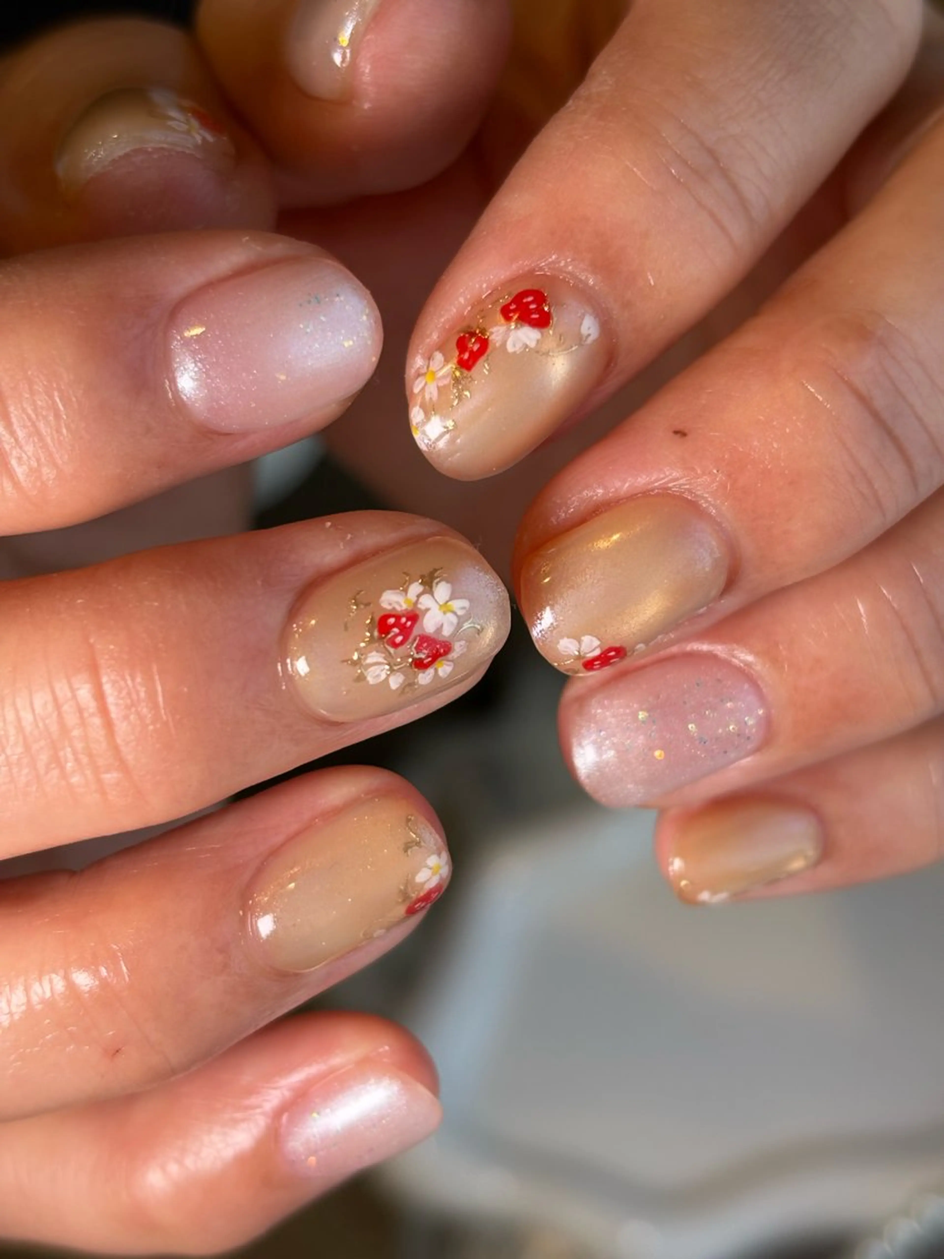 ネイル 春ネイル ハンドネイル .8 HAREのネイルデザイン