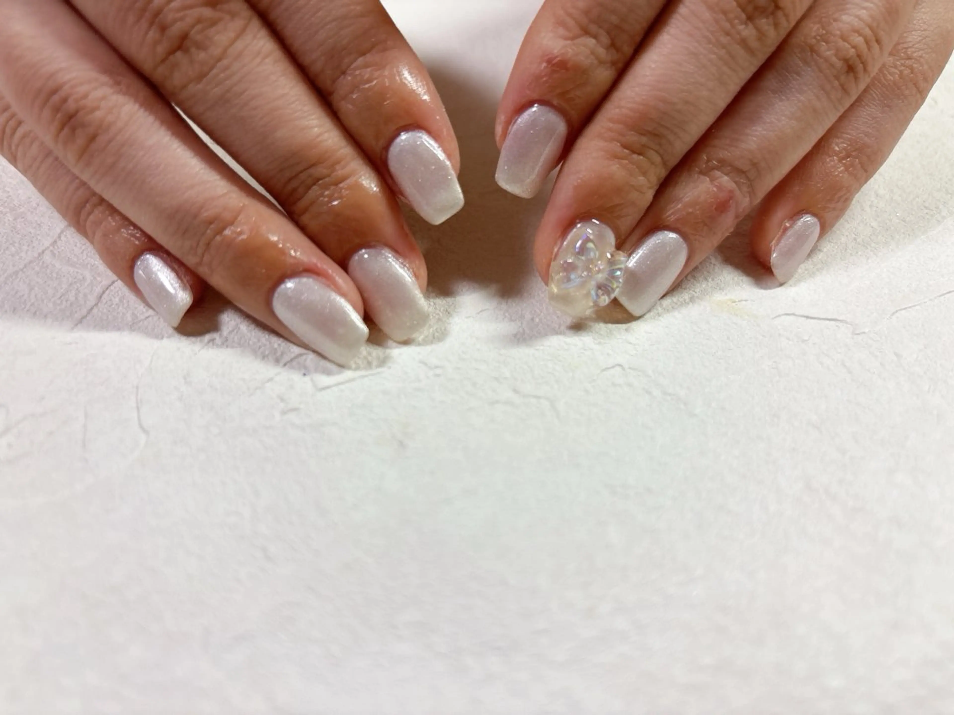 ネイル オーロラネイル フットネイル フレンチネイル ジェルネイル マグネットネイル ハンドネイル kikinail 溝の口のネイルデザイン