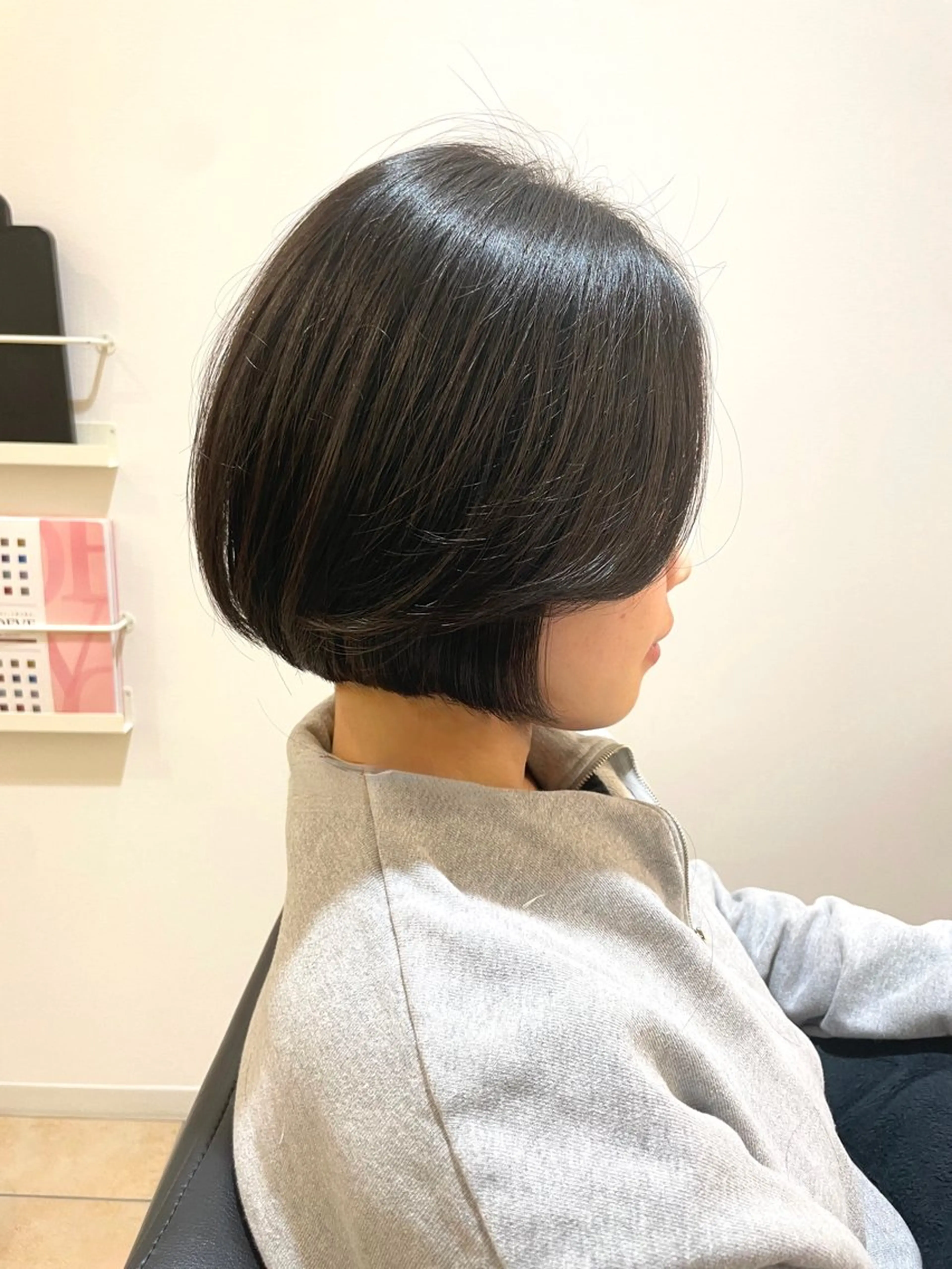 ショート ボブ 韓国風ヘア カット GO TODAY シェアサロン 原宿Verno店所属・ブリーチ/髪質改善/ ボブ特化/よしきのヘアスタイル