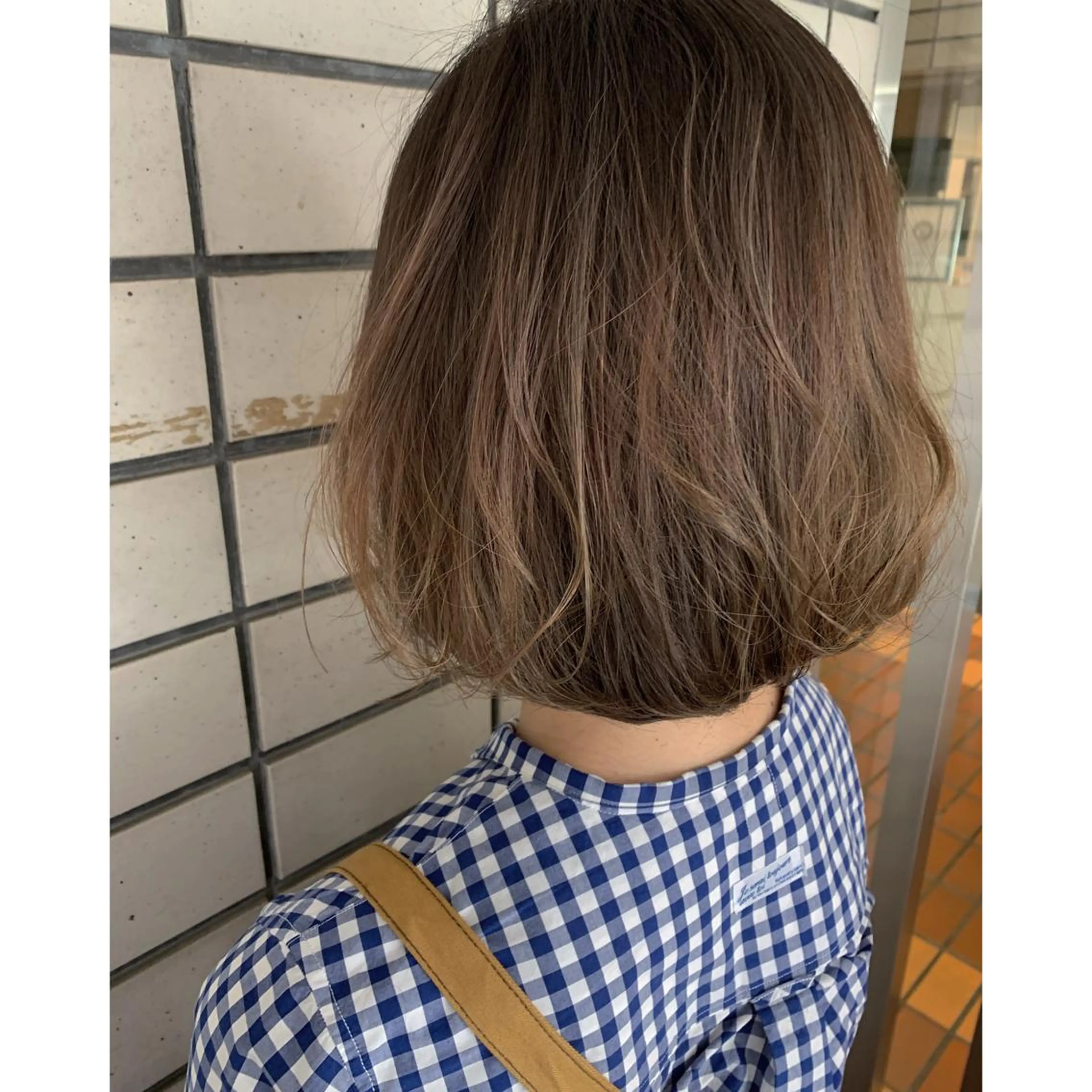 ミディアム カラー アディクシーカラー ボブ トリートメント 坂西 春果のマツエク・マツパデザイン