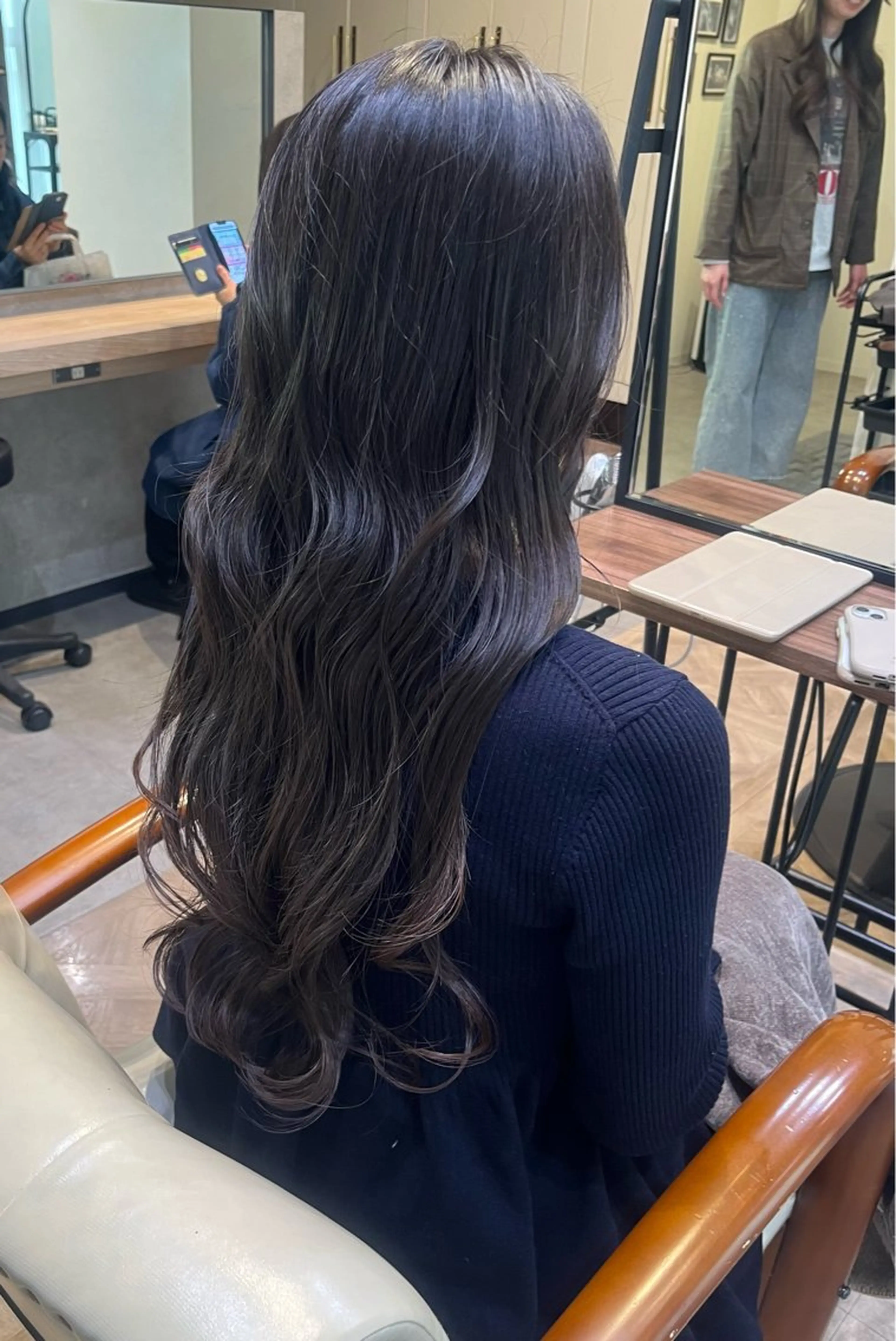 ロング shirof shinjuku所属・福地海和 ／カラーモデル募集中のヘアスタイル