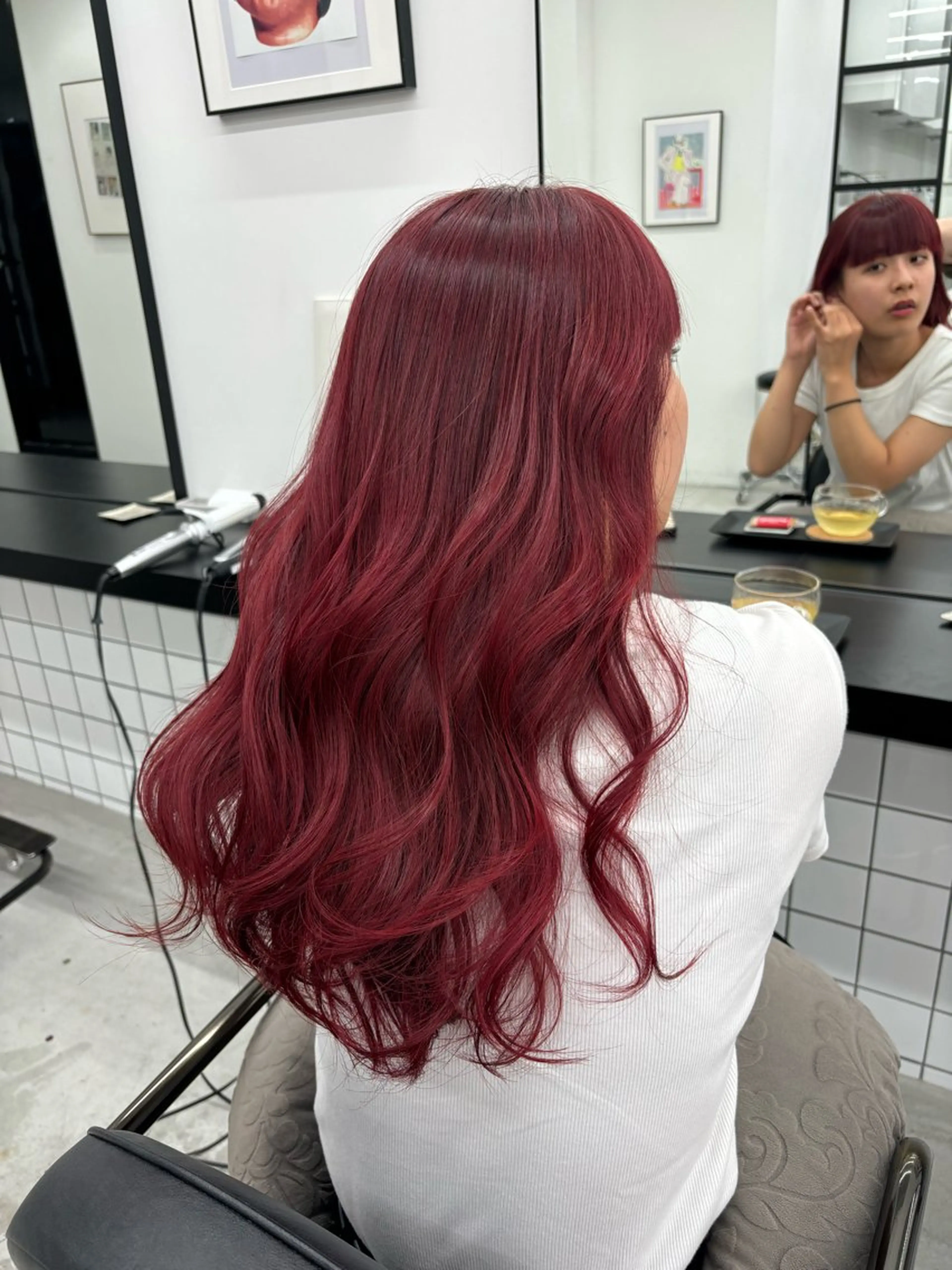 《🌈ダメージ減🌈》ブリーチなしWカラー＋＋トリートメントの写真