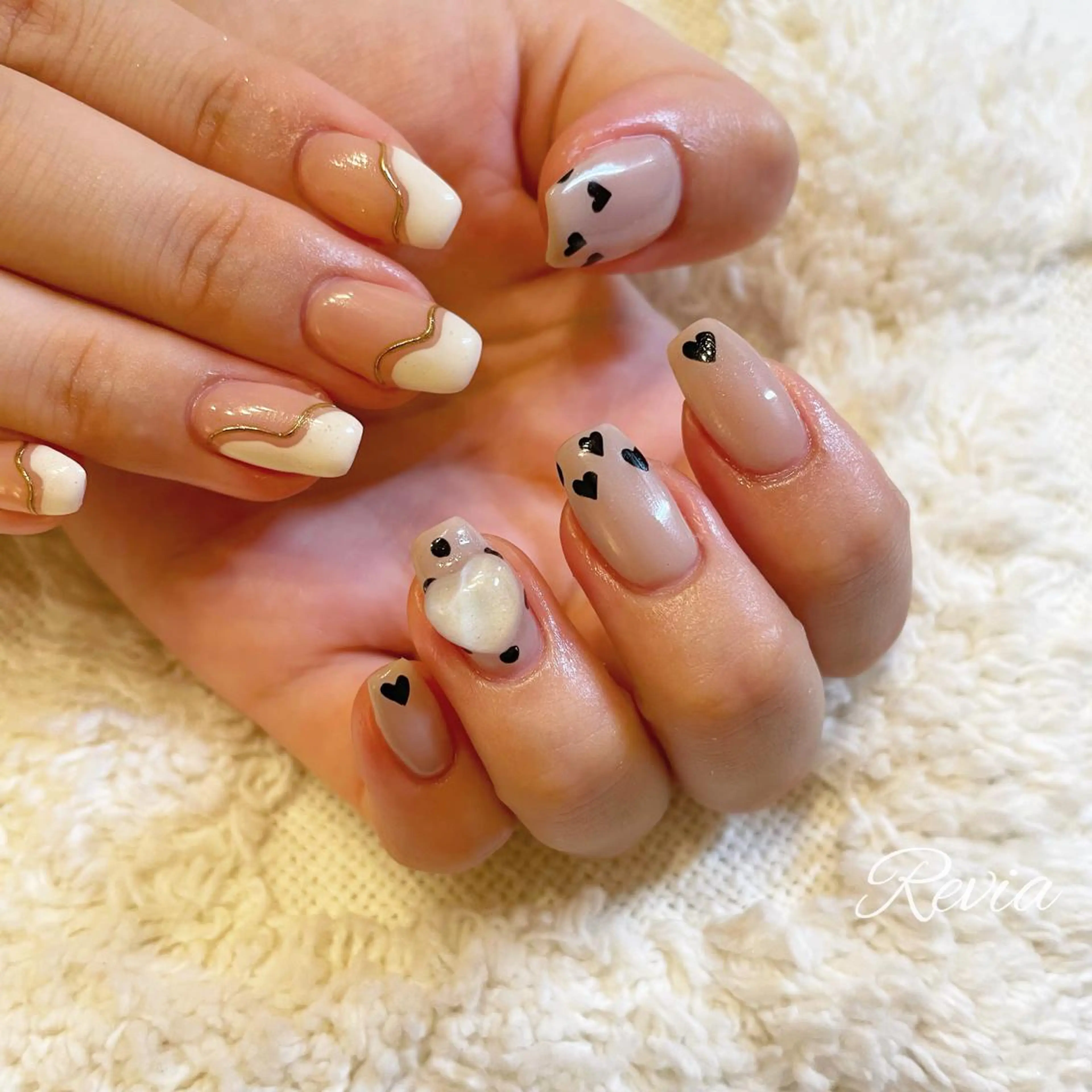 ネイル ハンドネイル revia所属・ERI Nailistのネイルデザイン