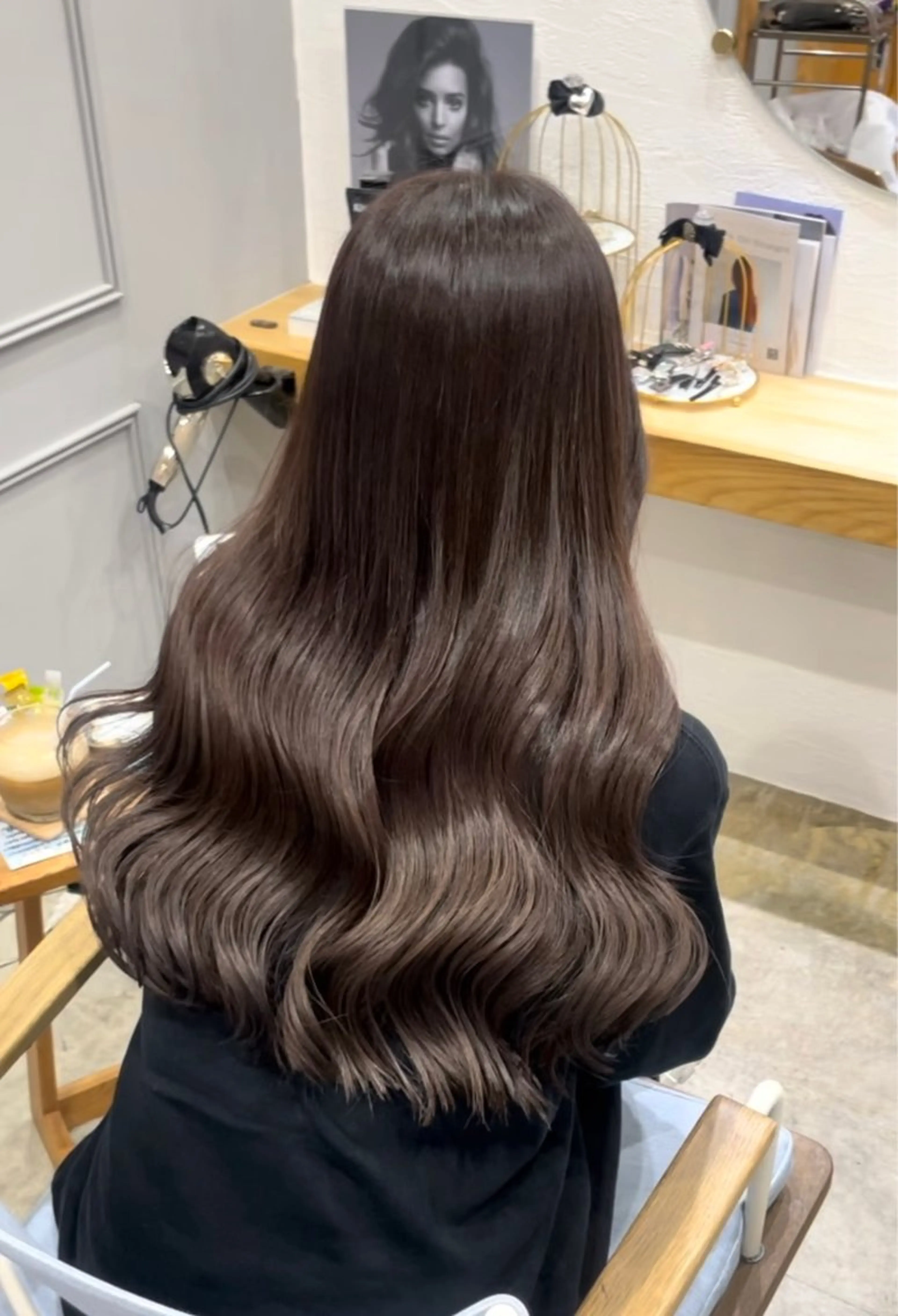 カラー 透明感カラー ヘアカラー トリートメント miloc himekaのヘアスタイル