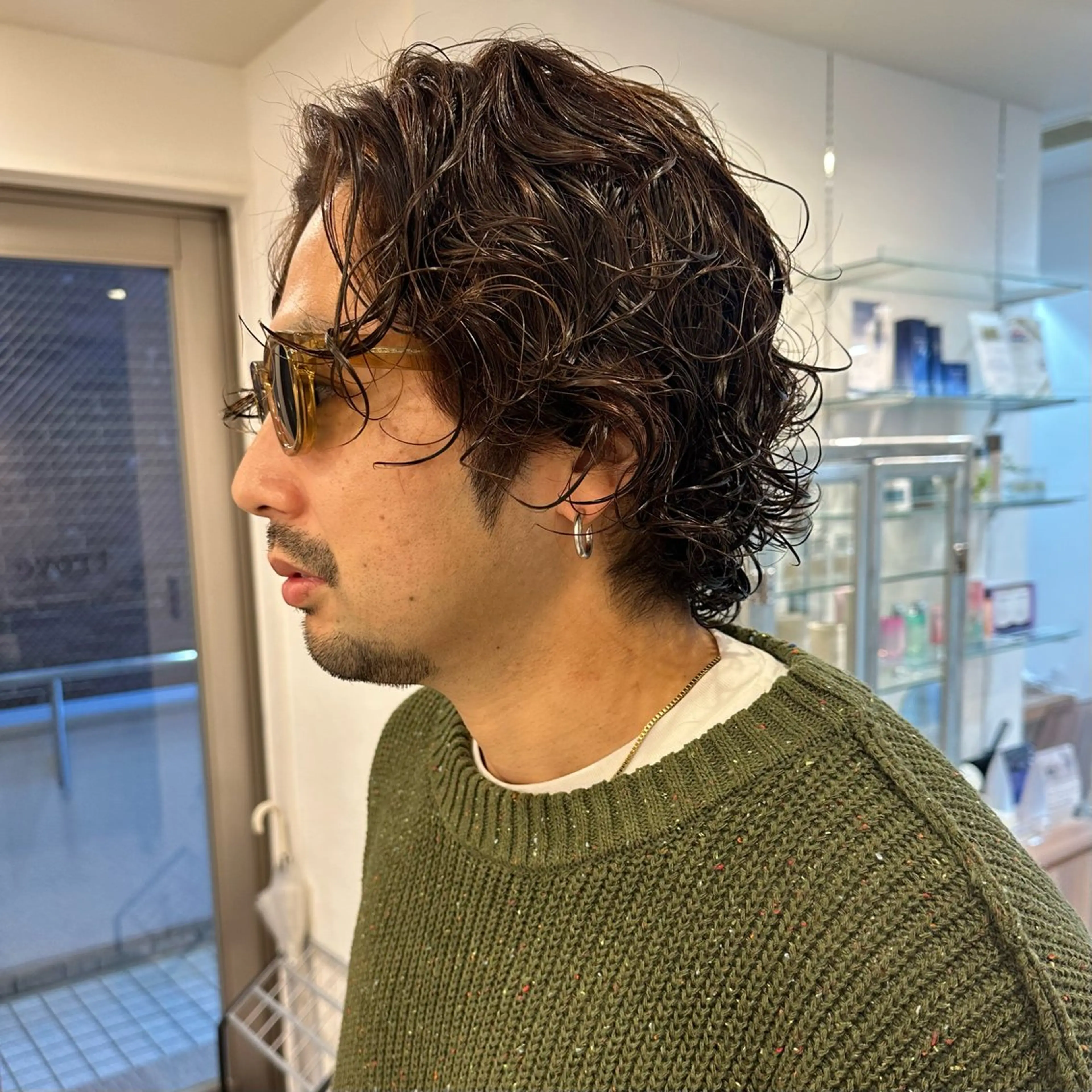 パーマ メンズ カット パーマ lelu所属・lelu / 佐々木のヘアスタイル