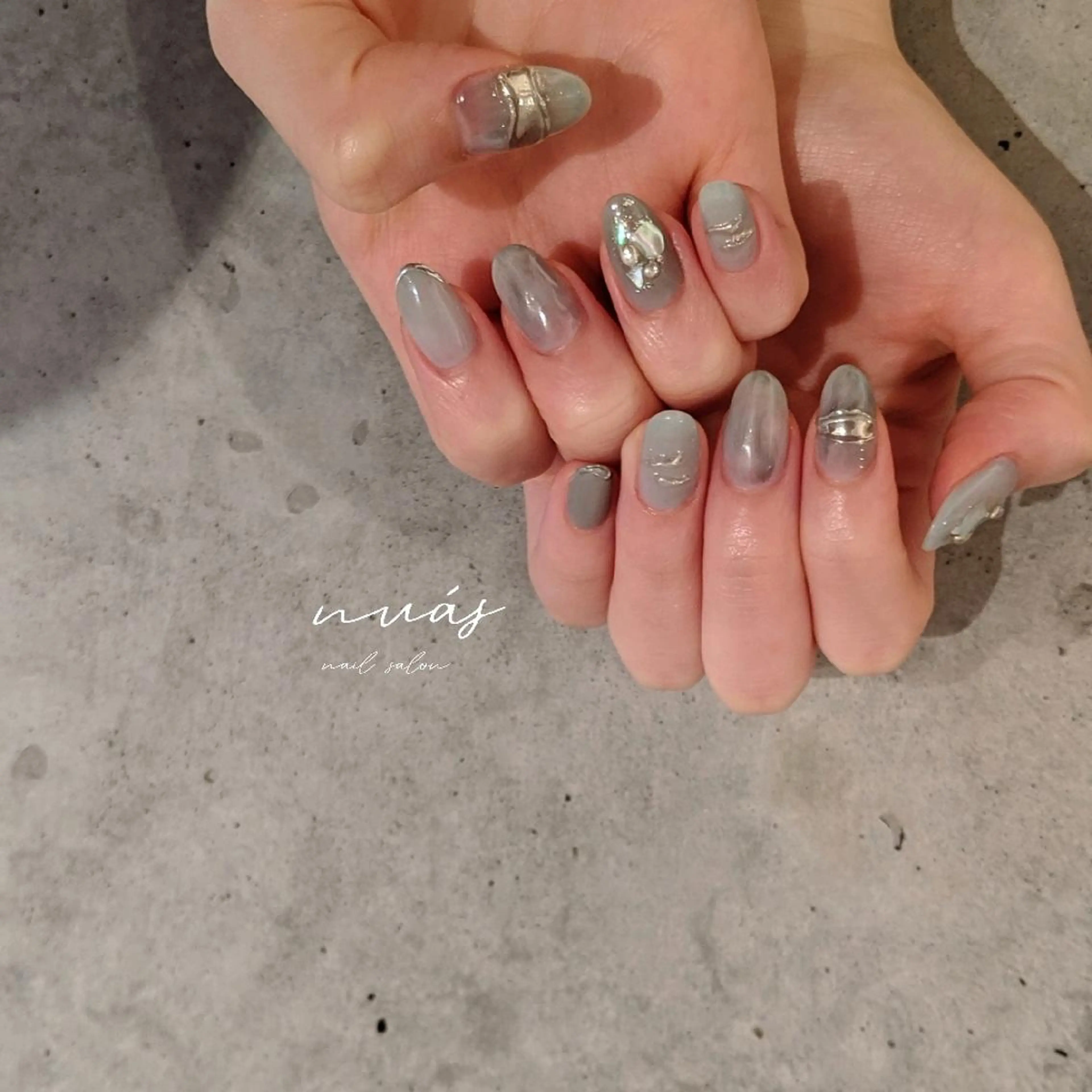 ネイル ハンドネイル nuás nail & eyeのネイルデザイン