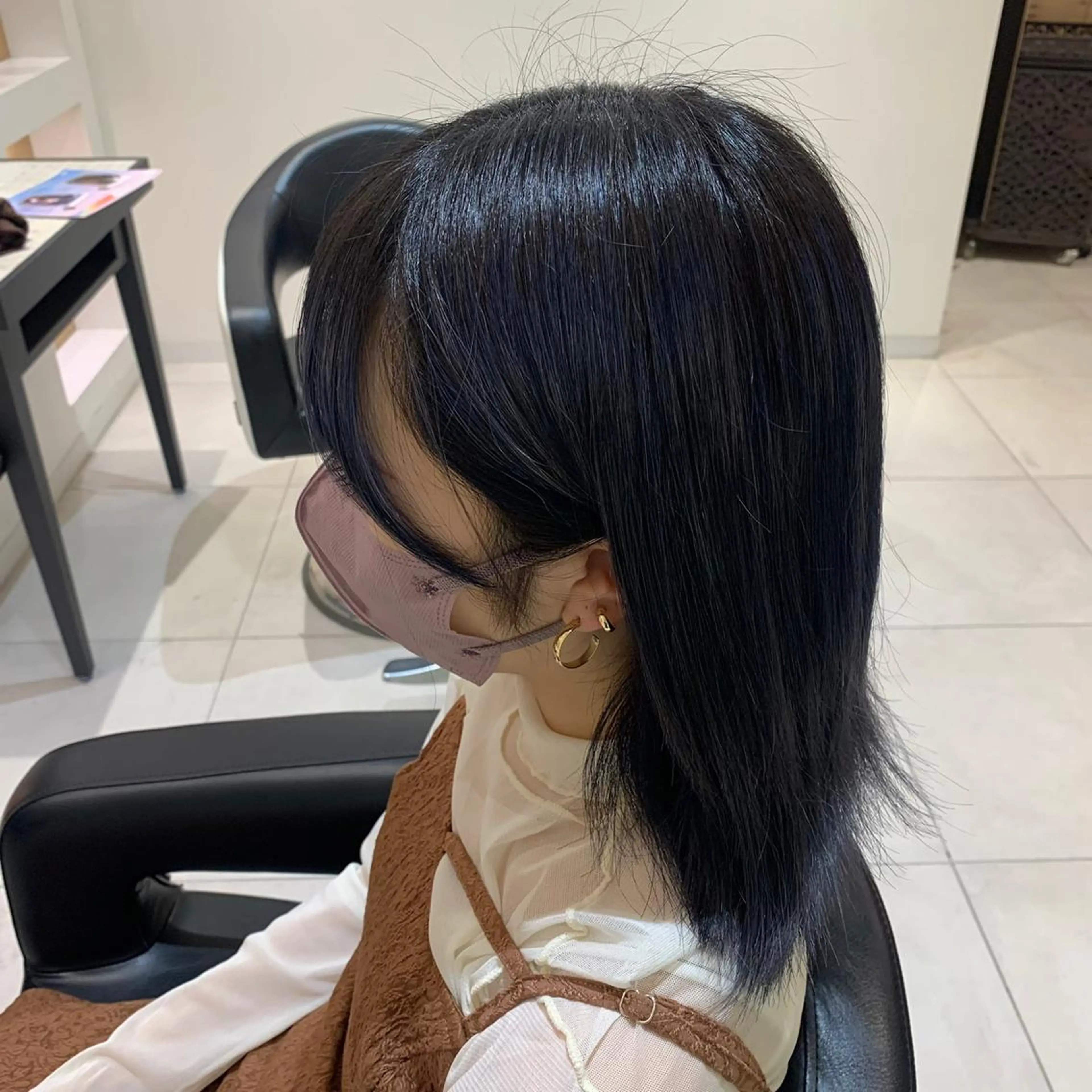 ミディアム カラー ブリーチパーマ🌍 正木天のヘアスタイル