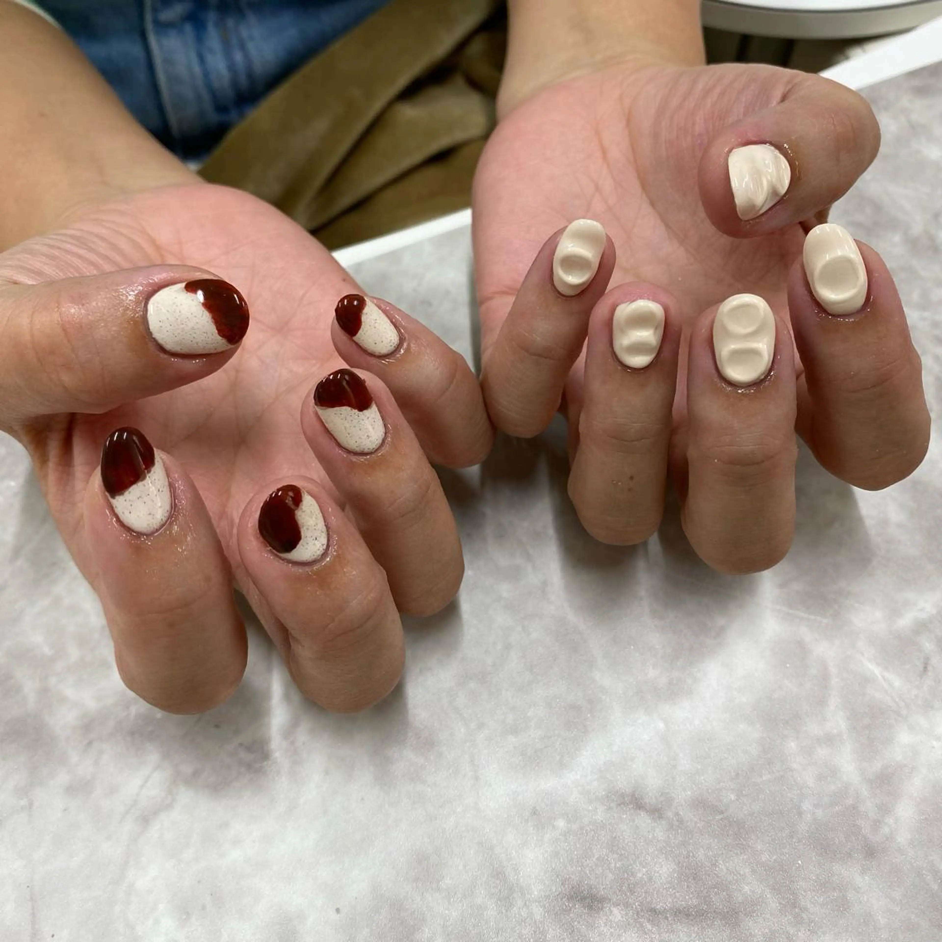 ネイル ニュアンスネイル Raybeauty marinaのネイルデザイン