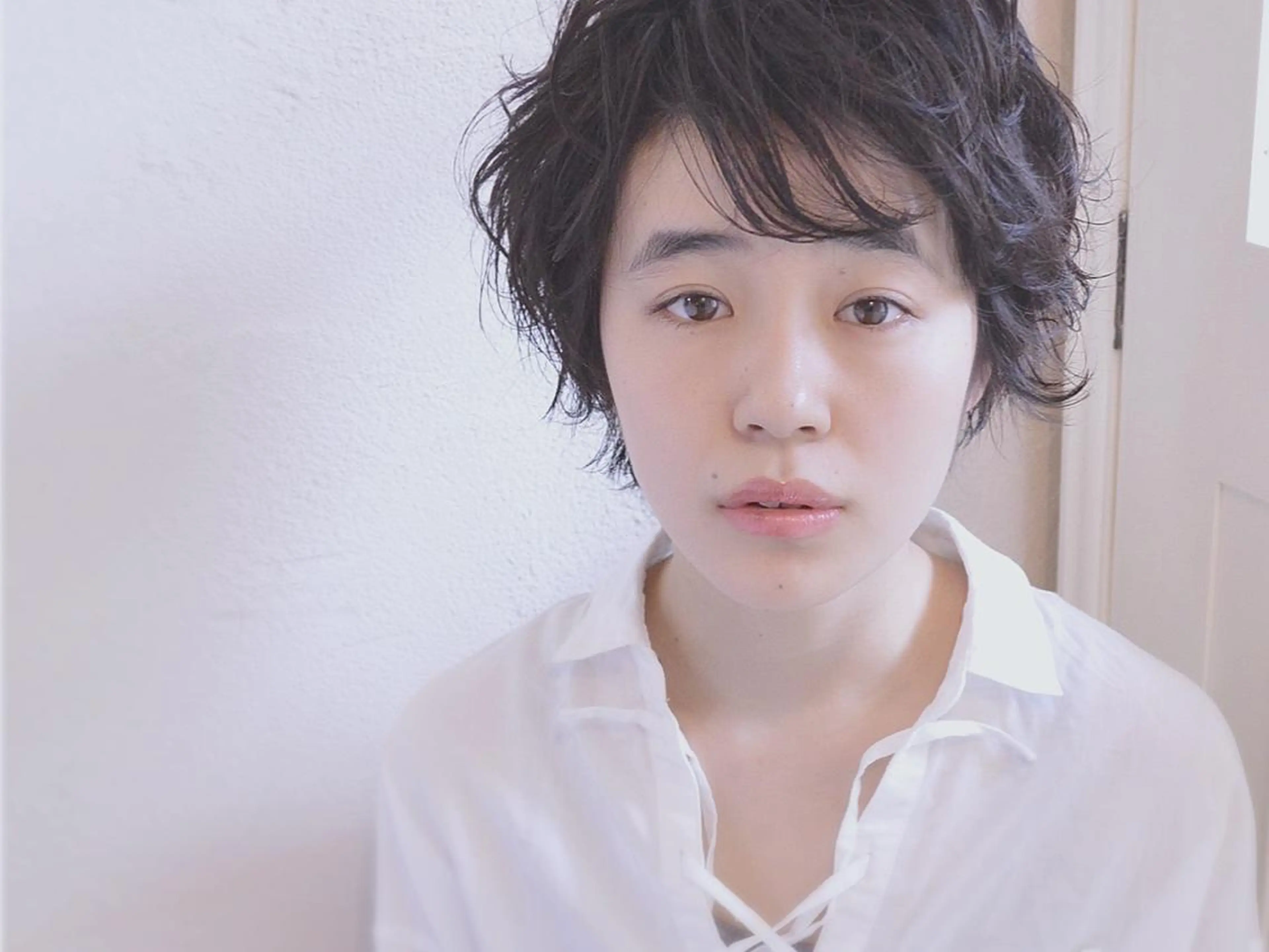 ショート カラー パーマ 小顔ショート✁ ⁂Yukari⁂のヘアスタイル