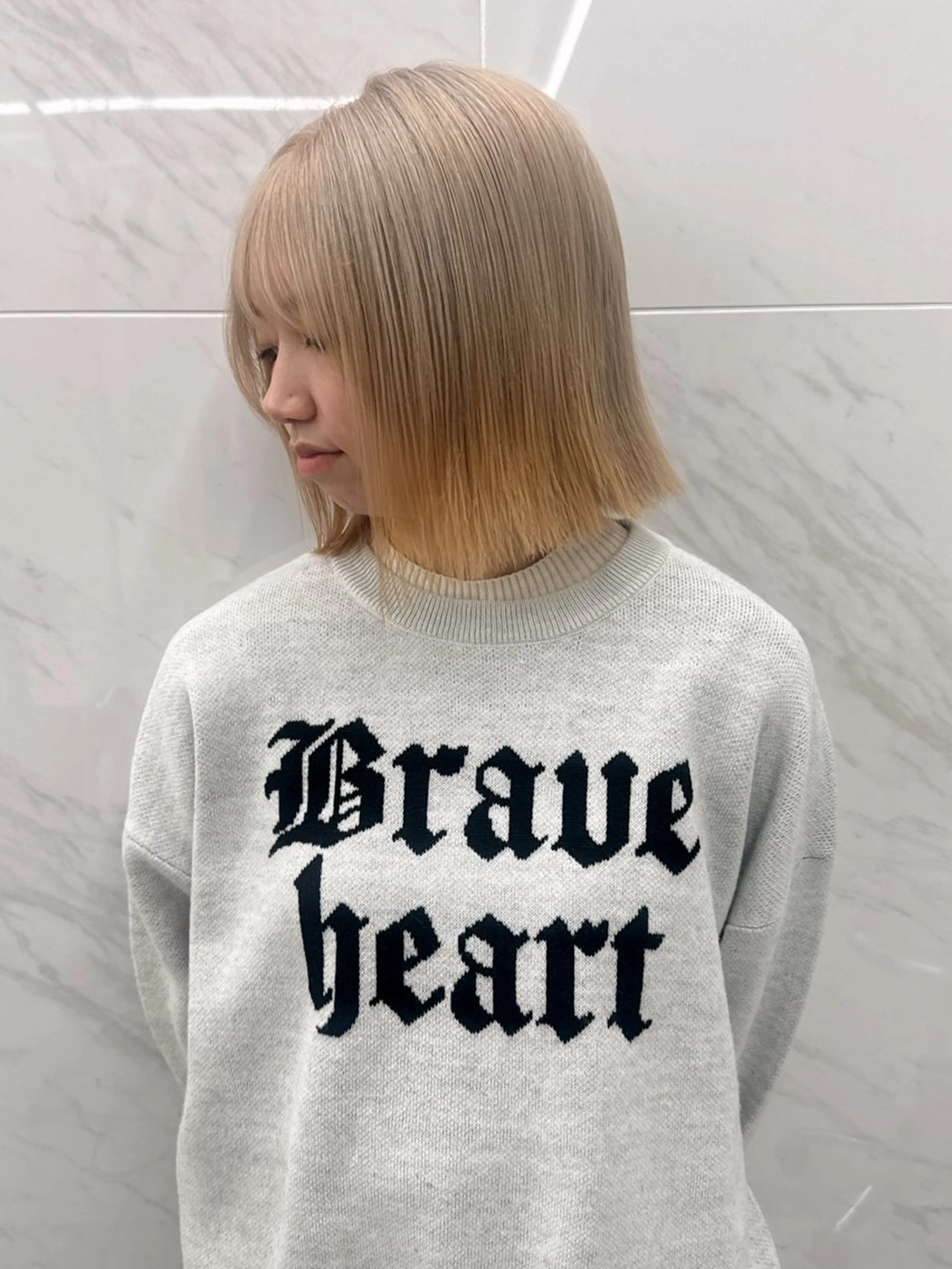 ショート カラー ヘアカラー ヘアセット 栄美容師/kiti /ボブ/ケントのヘアスタイル