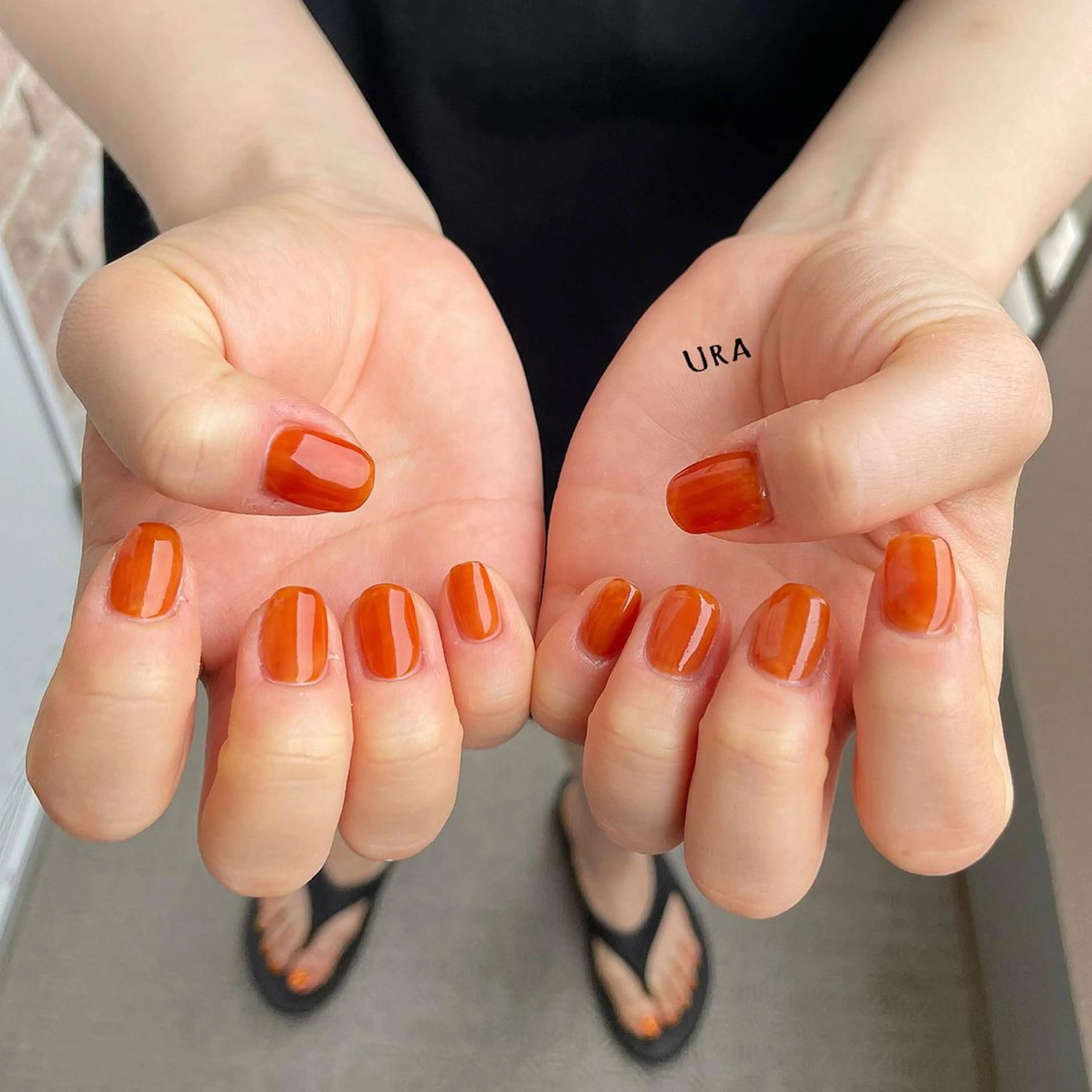 【オフなし】ワンカラー/ラメグラ パラジェルベース使用 画像持ち込み可の写真