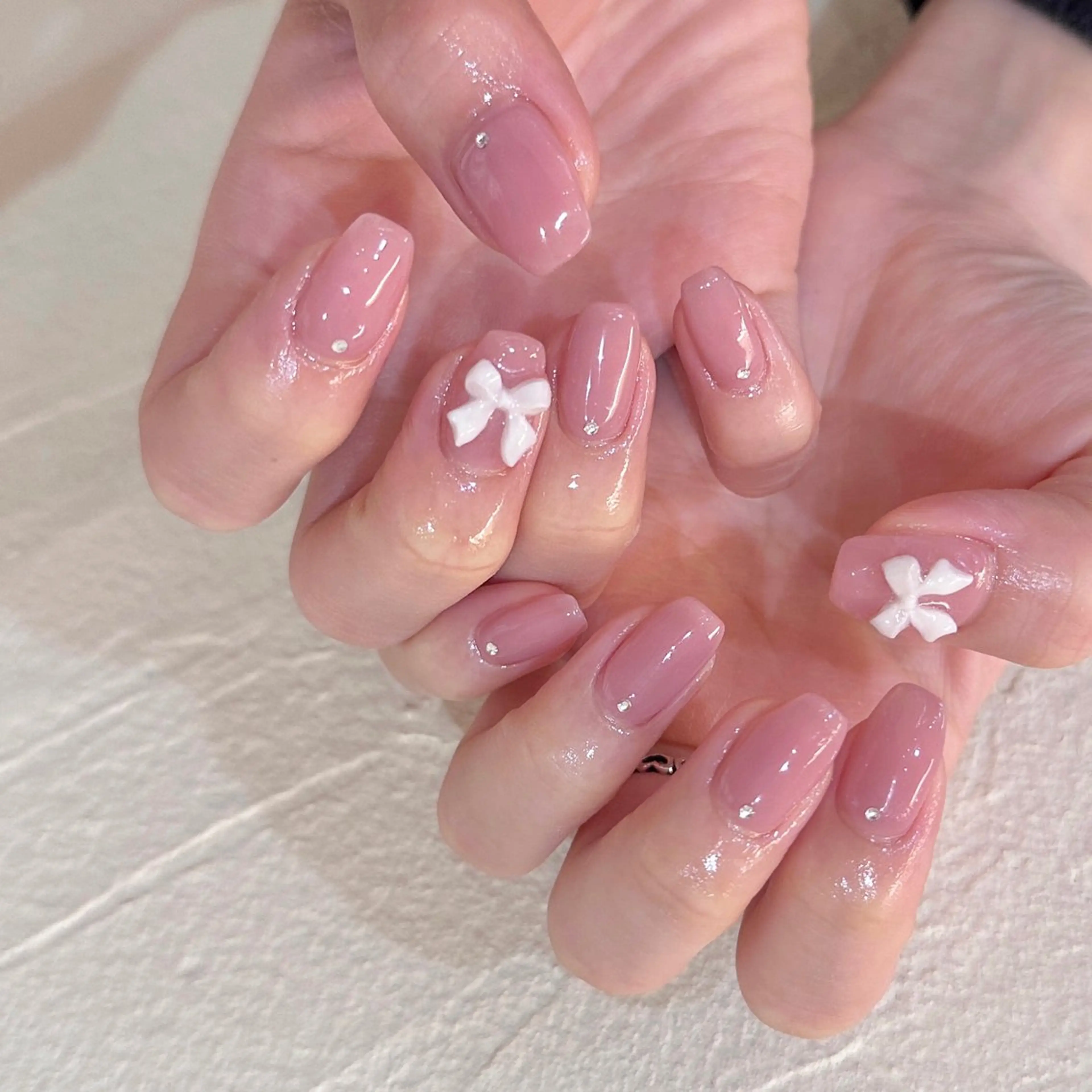 ネイル 𝕄𝕚𝕪𝕦🤍 自由が丘⌇パラジェルのネイルデザイン