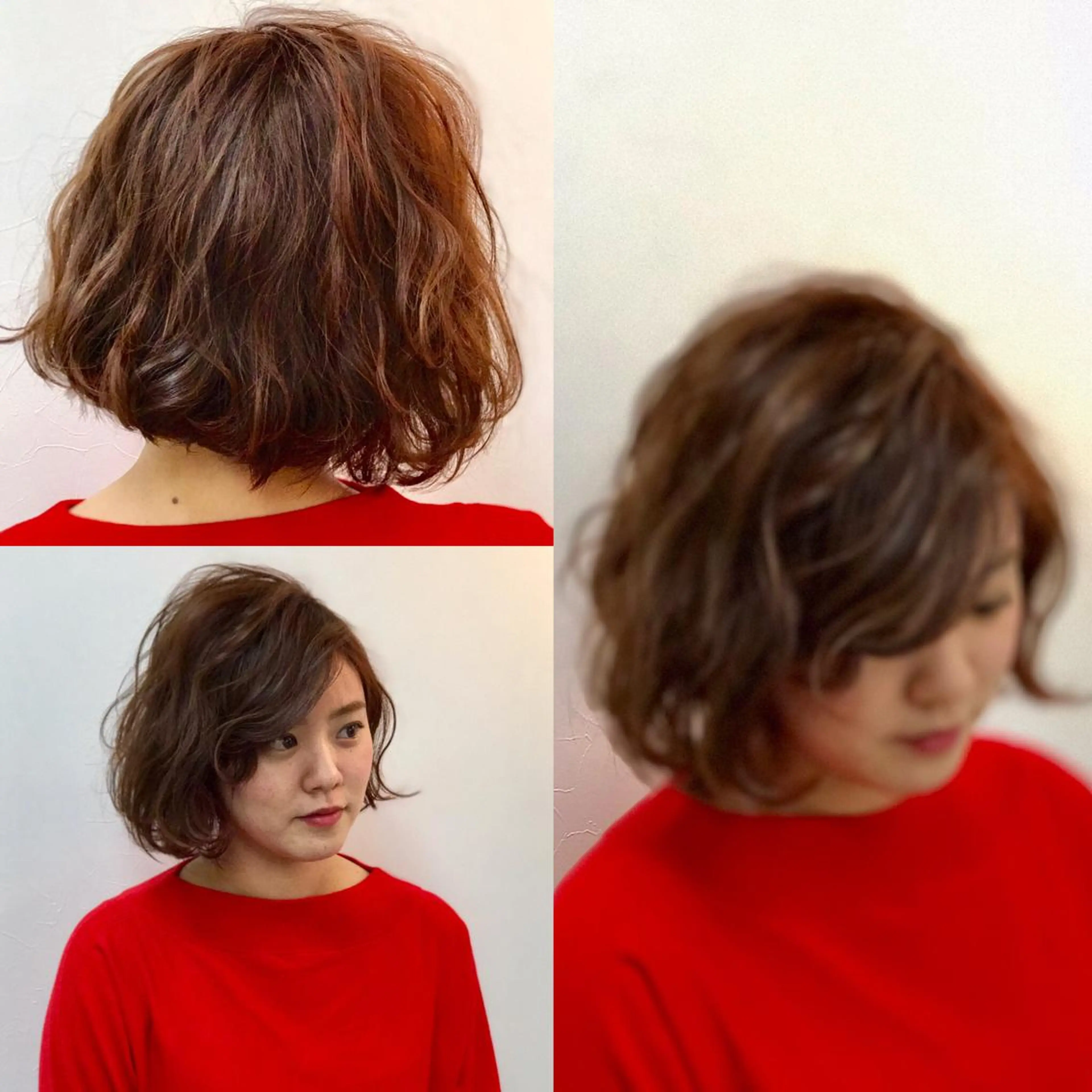 ミディアム カラー 山内 聡史のヘアスタイル