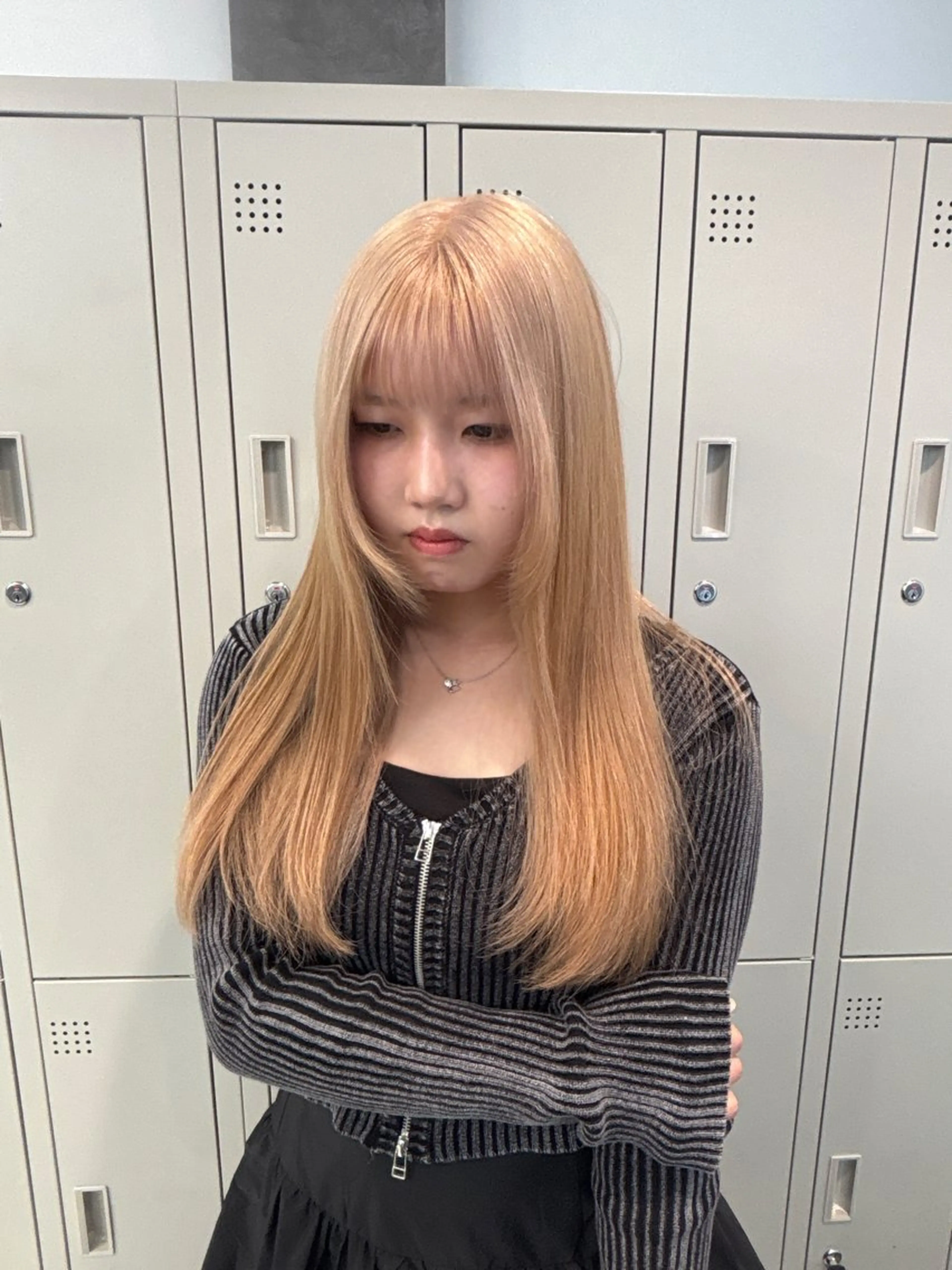 ロング カラー ミルクティー/ピンク カラー/ みう🎀のヘアスタイル