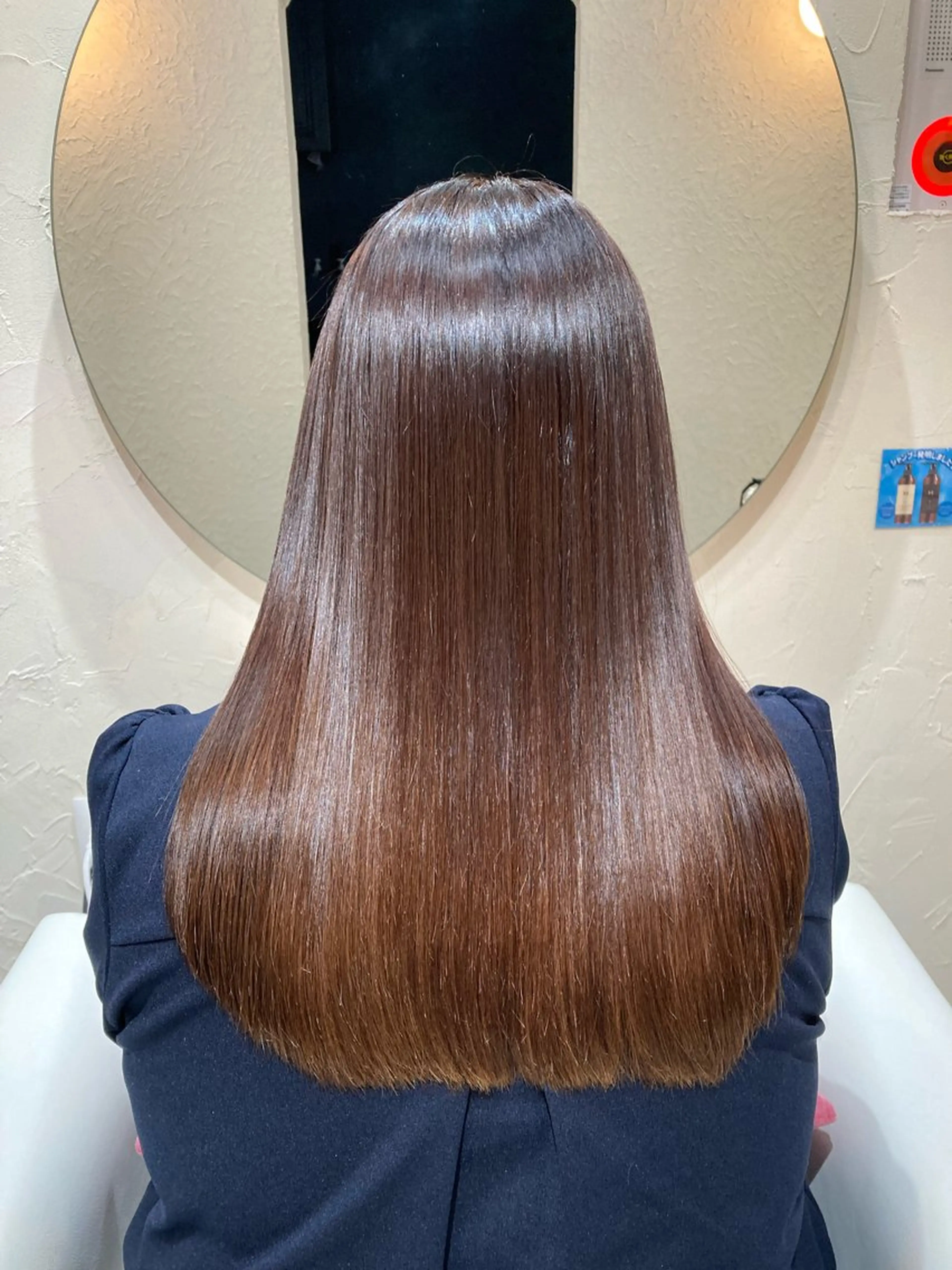 セミロング カラー トリートメント 酸熱トリートメント 川崎ハツメイ✨篠原 裕里のヘアスタイル