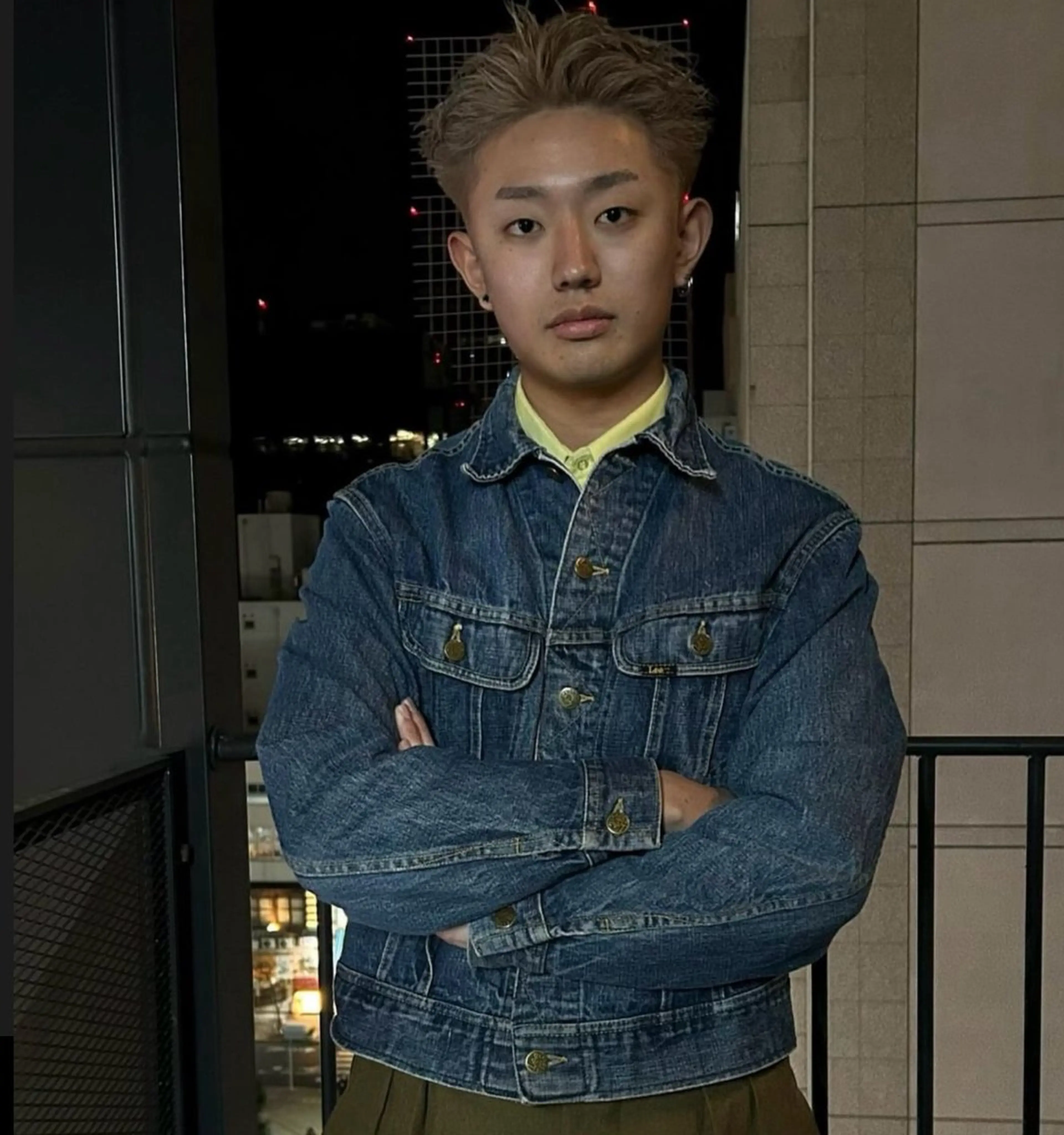 ショート カラー パーマ メンズ キッズ メンズハイトーン ハイトーンカラー 栄💗メンズパーマ｜ ハイトーン｜haruのヘアスタイル