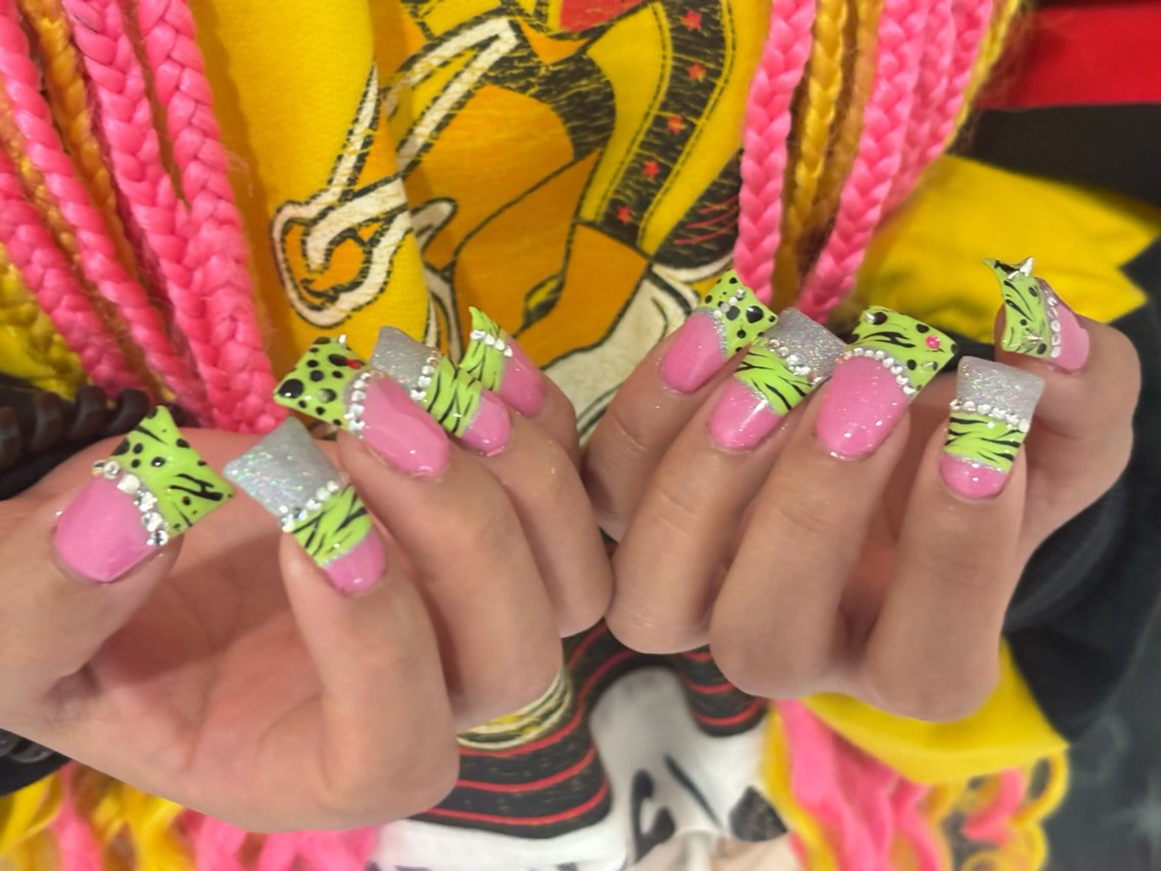 【10本長さだし】アートやり放題🎨　ミニダックネイル◎の写真